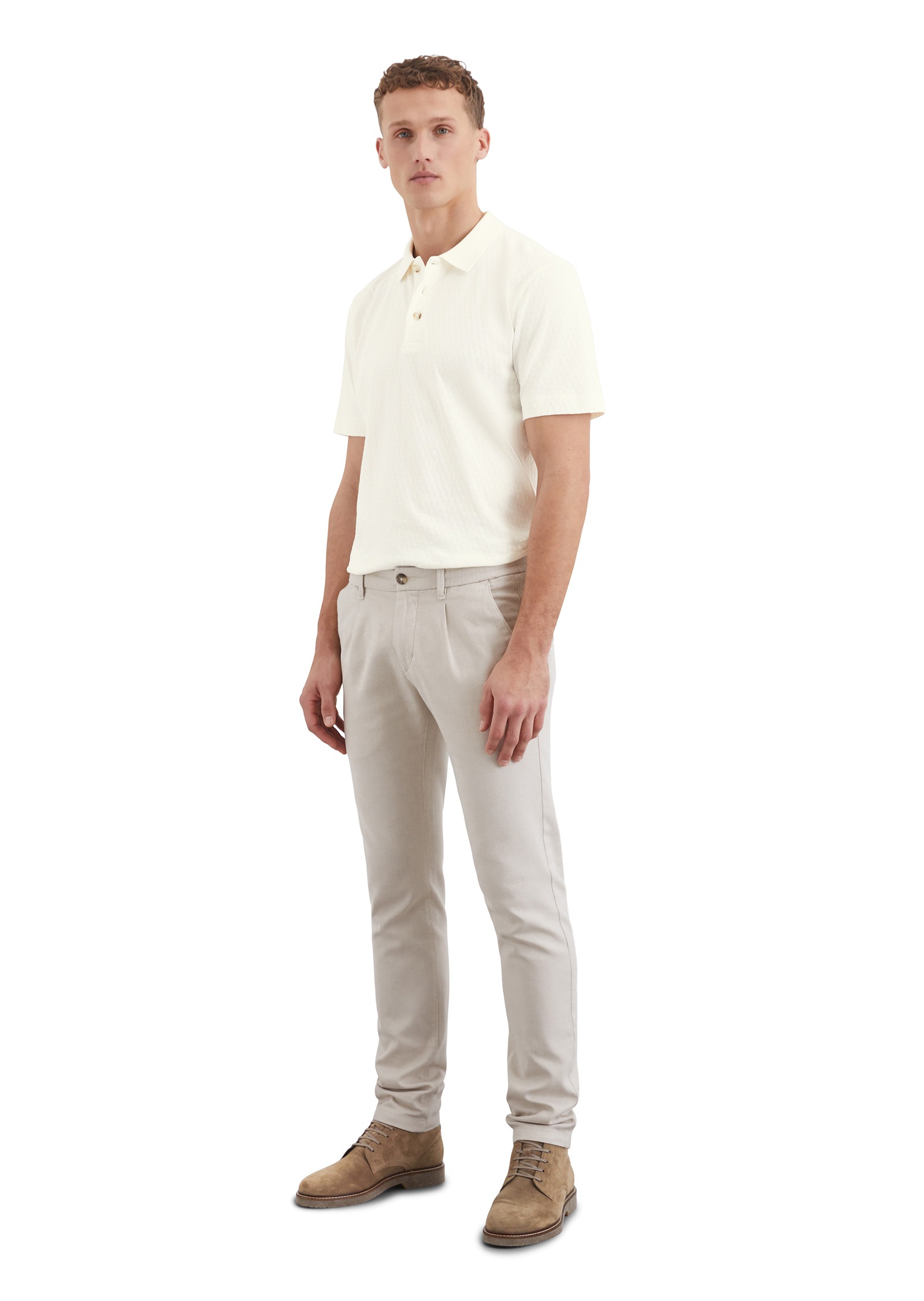 Marc O'Polo Poloshirt »mit Dreiecks-Struktur«