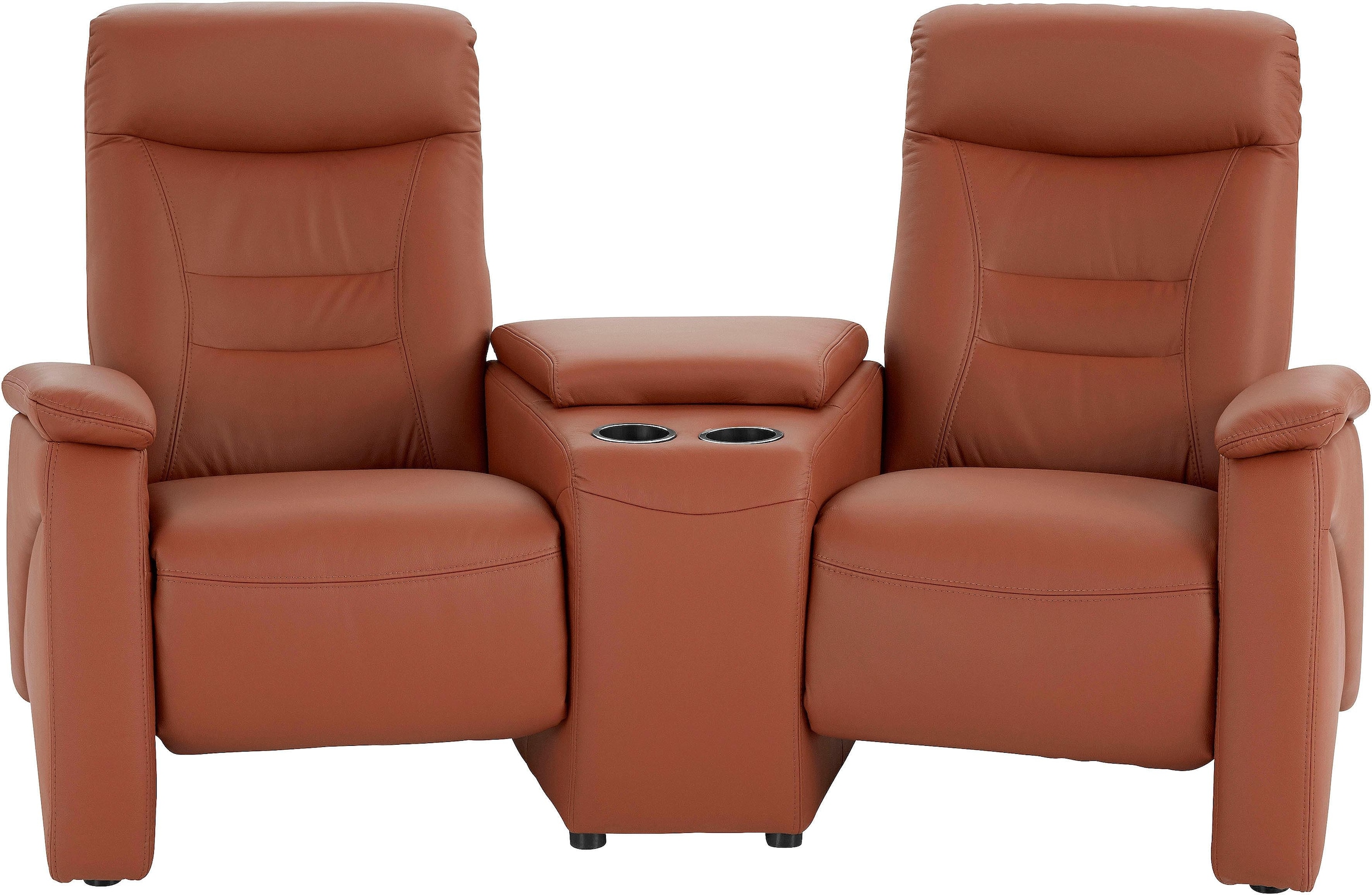 exxpo - sofa fashion 2,5-Sitzer »Ascoli, Kinosofa mit hohem Sitzkomfort, bequeme Armlehnen«, inkl. Relaxfunktion, mit Ablage und Staufach, hohe Rückenlehne