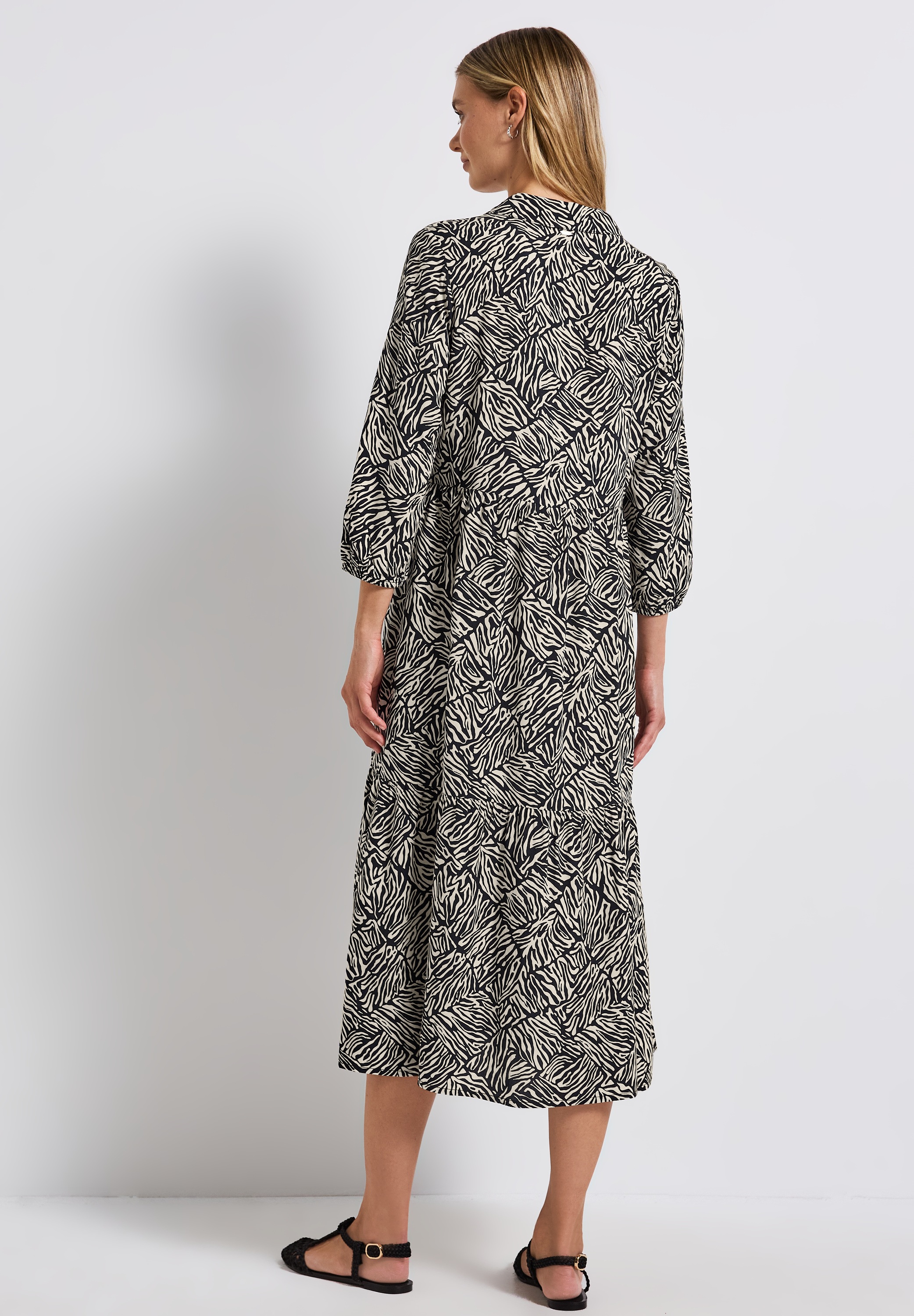 STREET ONE Midikleid Ohne Taschen aus Viskose günstig online kaufen