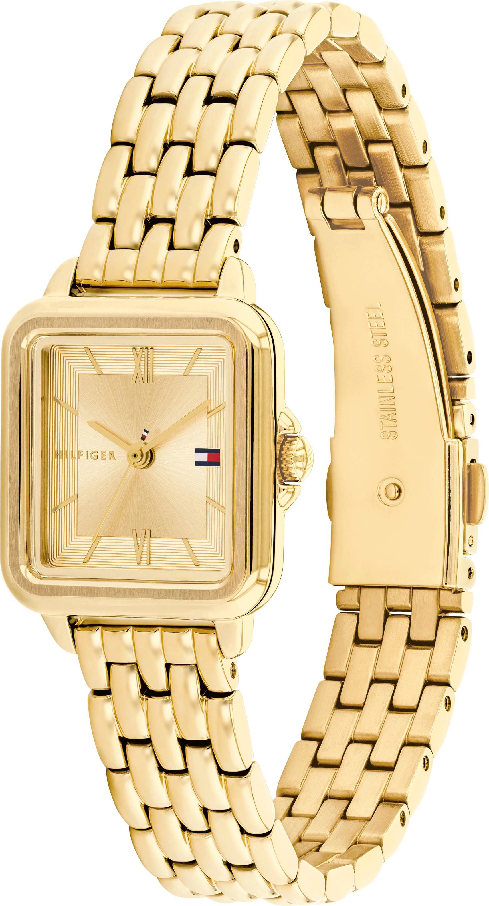 Tommy Hilfiger Quarzuhr »MIA«, Armbanduhr, Damenuhr, Edelstahlarmband, analog