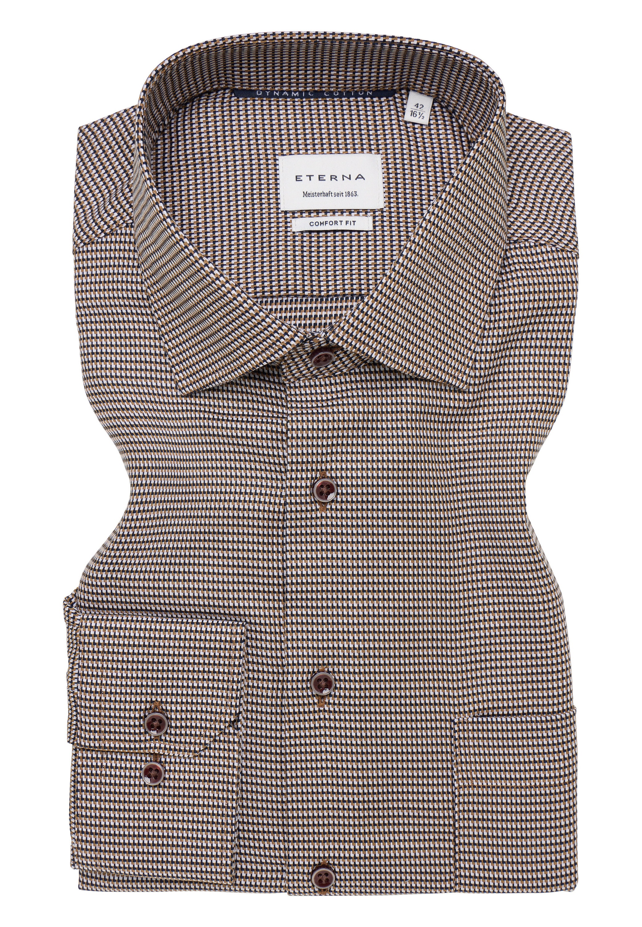 Eterna Langarmhemd »COMFORT FIT«, NON IRON (bügelfrei)