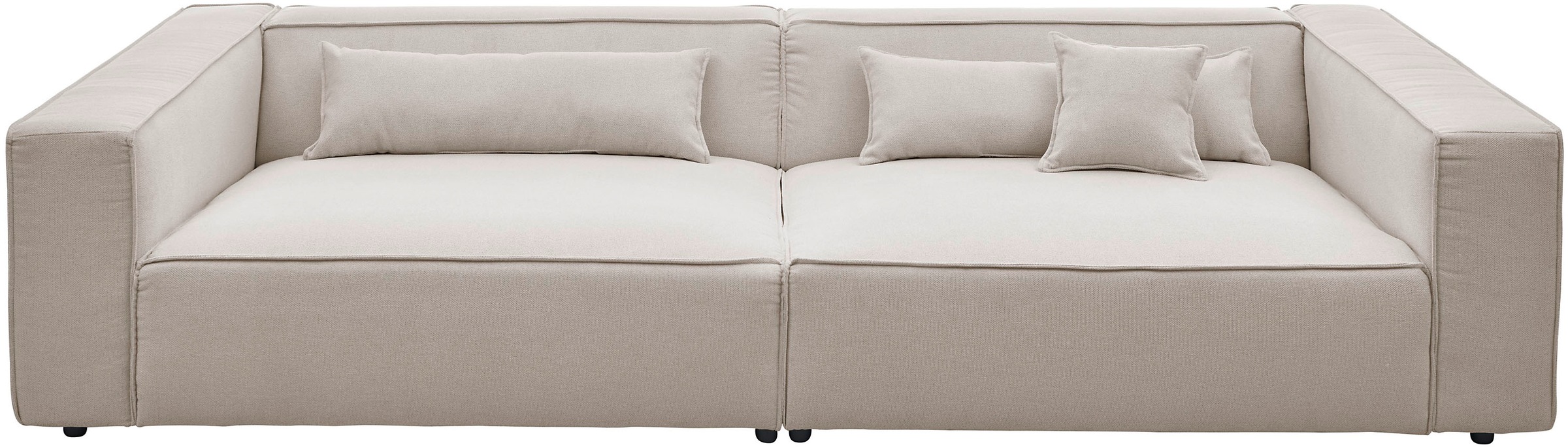 LeGer Home by Lena Gercke 3-Sitzer "PIARA, XXL Sofa mit Kedernaht, Big-Sofa günstig online kaufen
