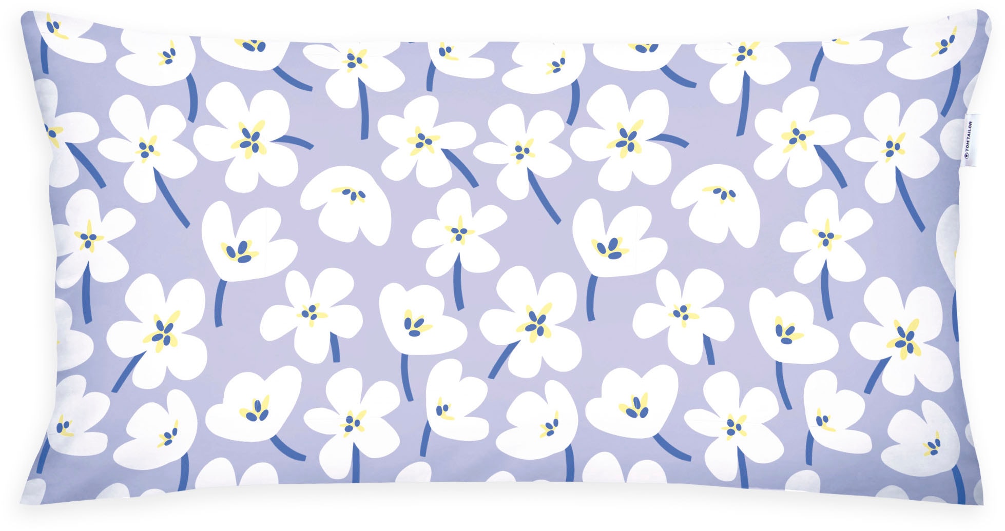 Thumbnail - TOM TAILOR HOME Kissenhülle "new bedroom, FRESH FLOWERS, 40x40cm oder 40x80cm", (1 St.), mit farbigem Markenreißverschlu...
