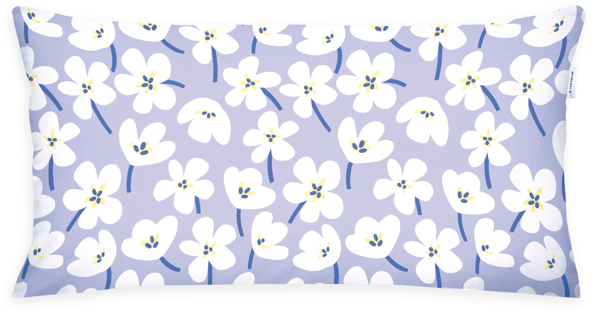 Thumbnail - TOM TAILOR HOME Kissenhülle "new bedroom, FRESH FLOWERS, 40x40cm oder 40x80cm" mit farbigem Markenreißverschluss