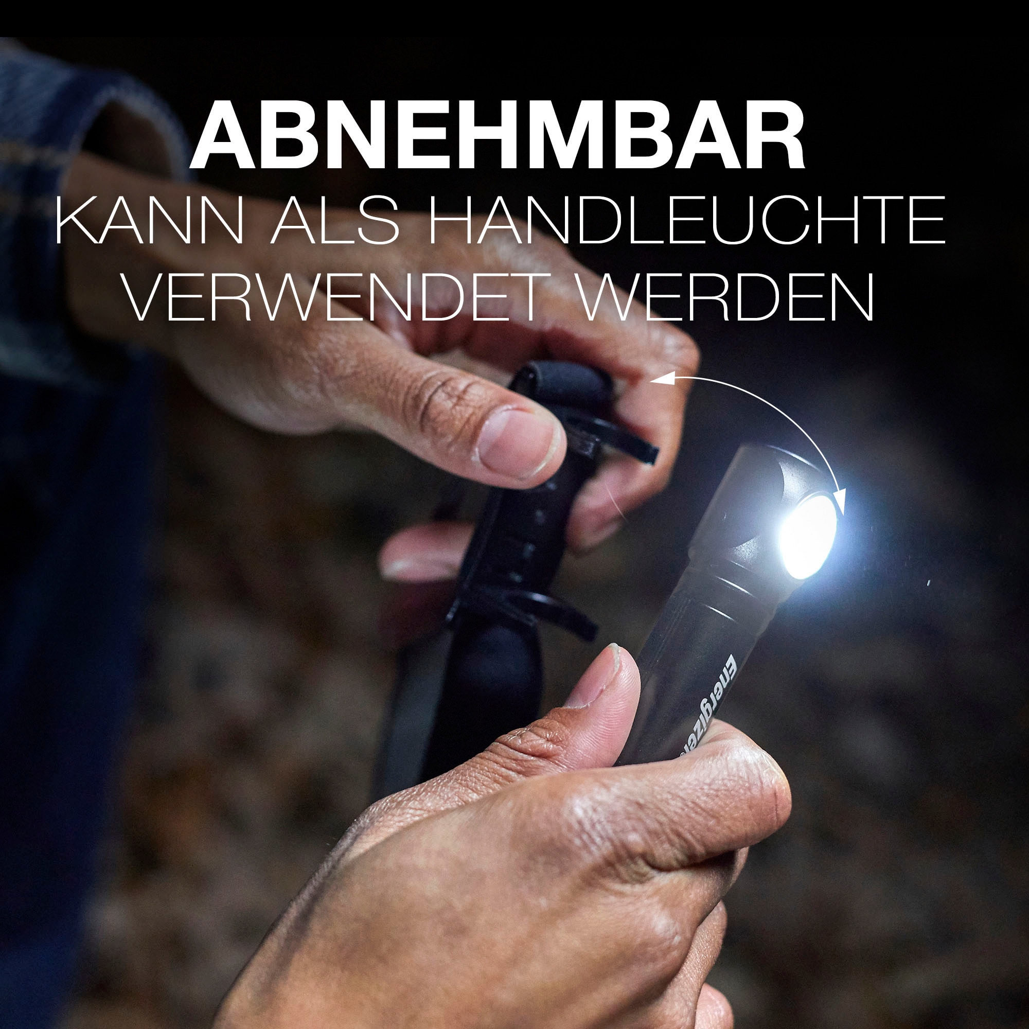 Energizer Stirnlampe »High Lumen Hybrid Powered Kopflampe 1.000 Lumen«