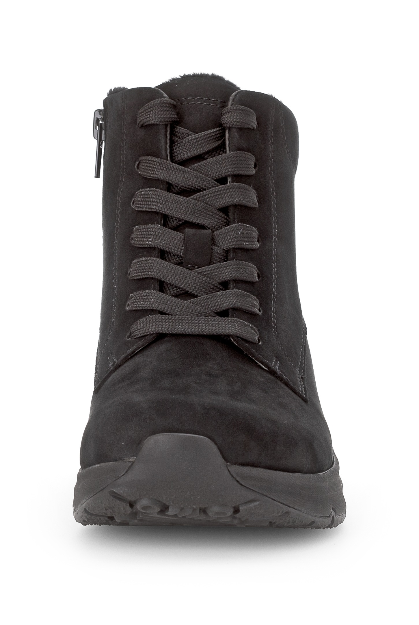 Gabor Rollingsoft Schnürboots, Keilabsatz, Freitzeitschuh, High-Top-Sneaker, Label an der Ferse