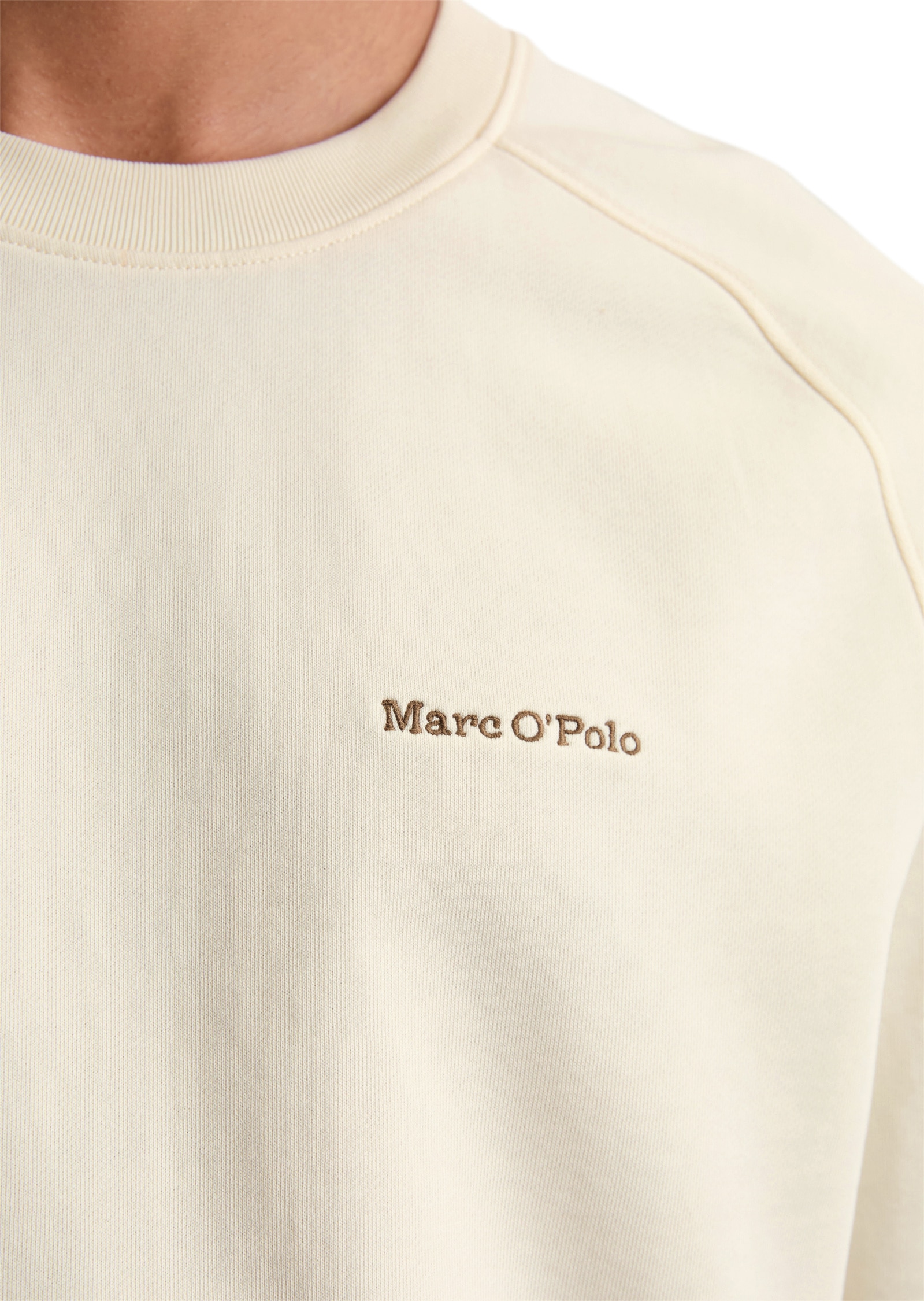 Marc O'Polo Sweatshirt »aus recycelter Baumwolle«