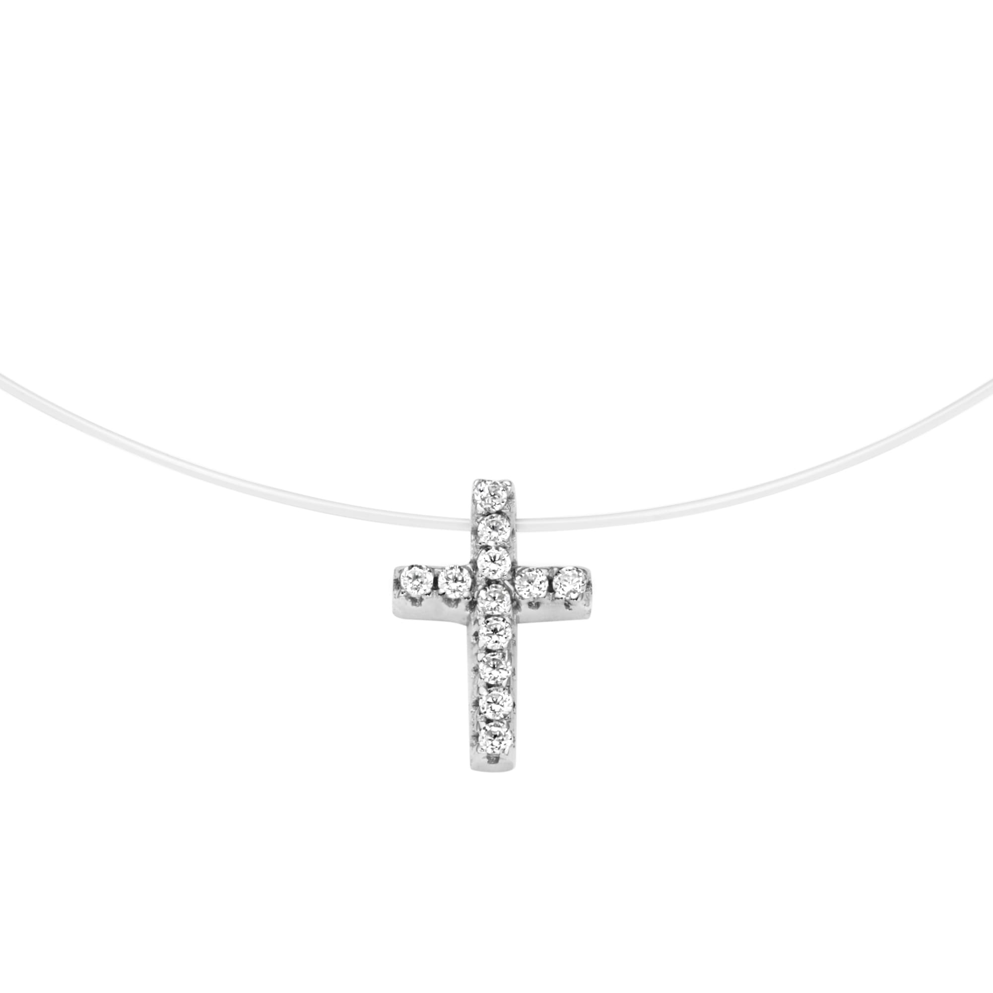 Smart Jewel Collier »Anhänger Kreuz, Silber 925«