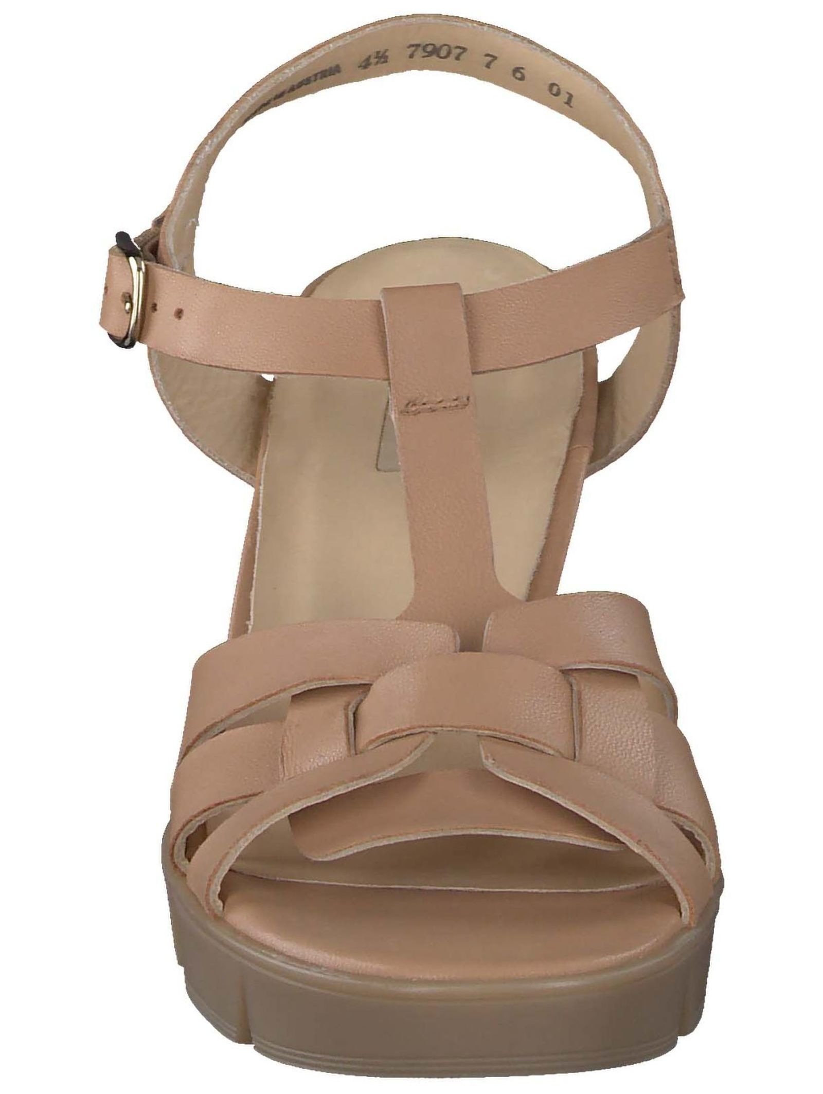 Paul Green Riemchensandale Smooth Leather Sandals Desert 40 2