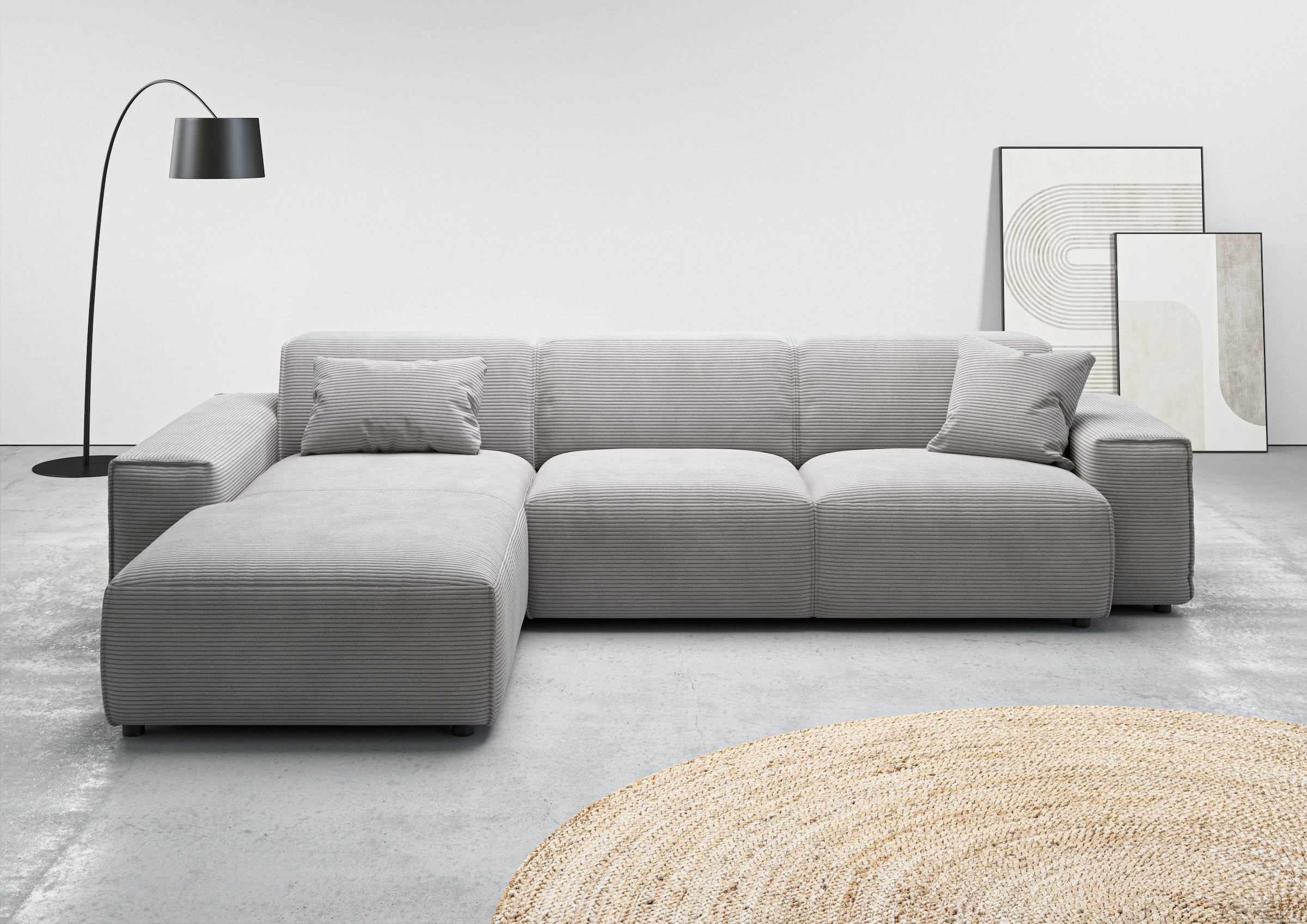 andas Ecksofa "Glimminge auch in Breitcord, Feincord, Bouclé + Easy care-Be günstig online kaufen