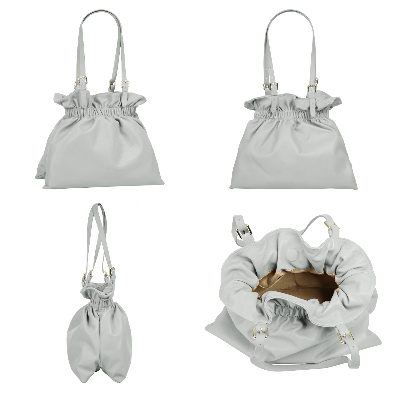Samantha Look Shopper, echt Leder, Made in Italy