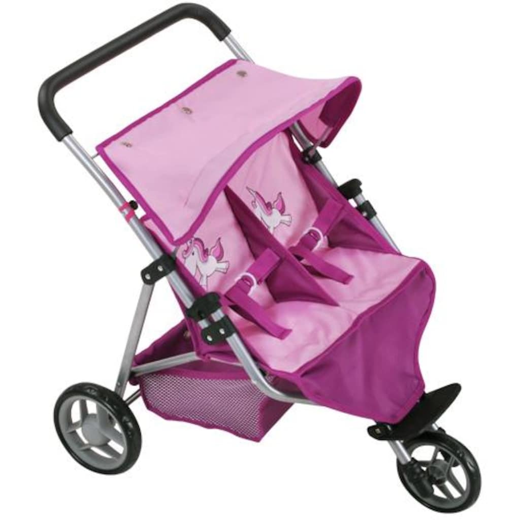 Knorrtoys® Puppen-Zwillingsbuggy »Duo - UMA. Das Einhorn«