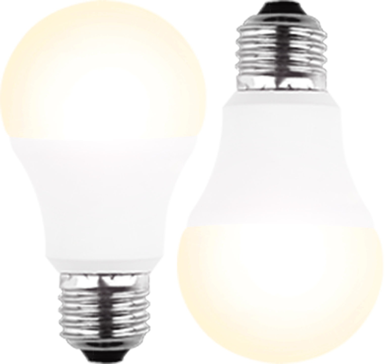 BLULAXA LED-Leuchtmittel »SMD Multi«, E27, 10 St., Warmweiß, 10er-Set, Promotion-Pack A60, SMD, klar