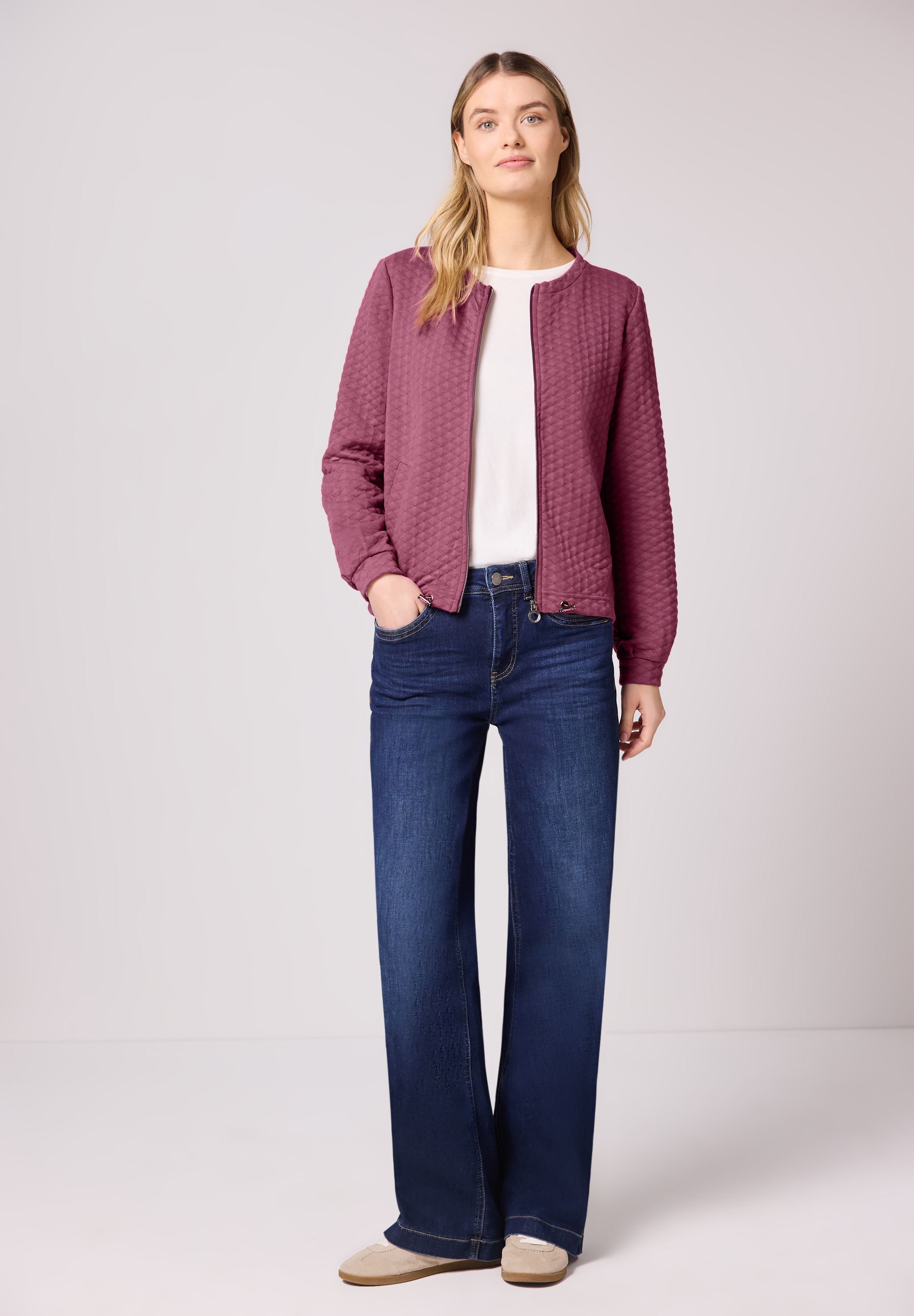 STREET ONE Cardigan mit Struktur