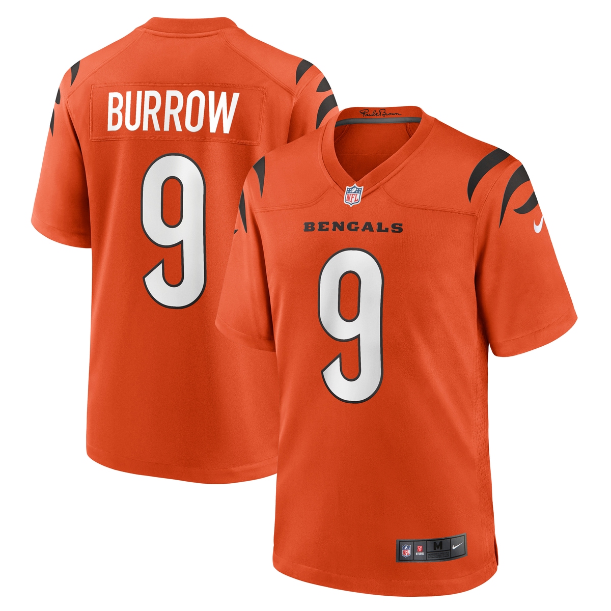 Nike "Nike Trikot Cincinnati Bengals NFL Alt. Game Jersey Burrow 9"