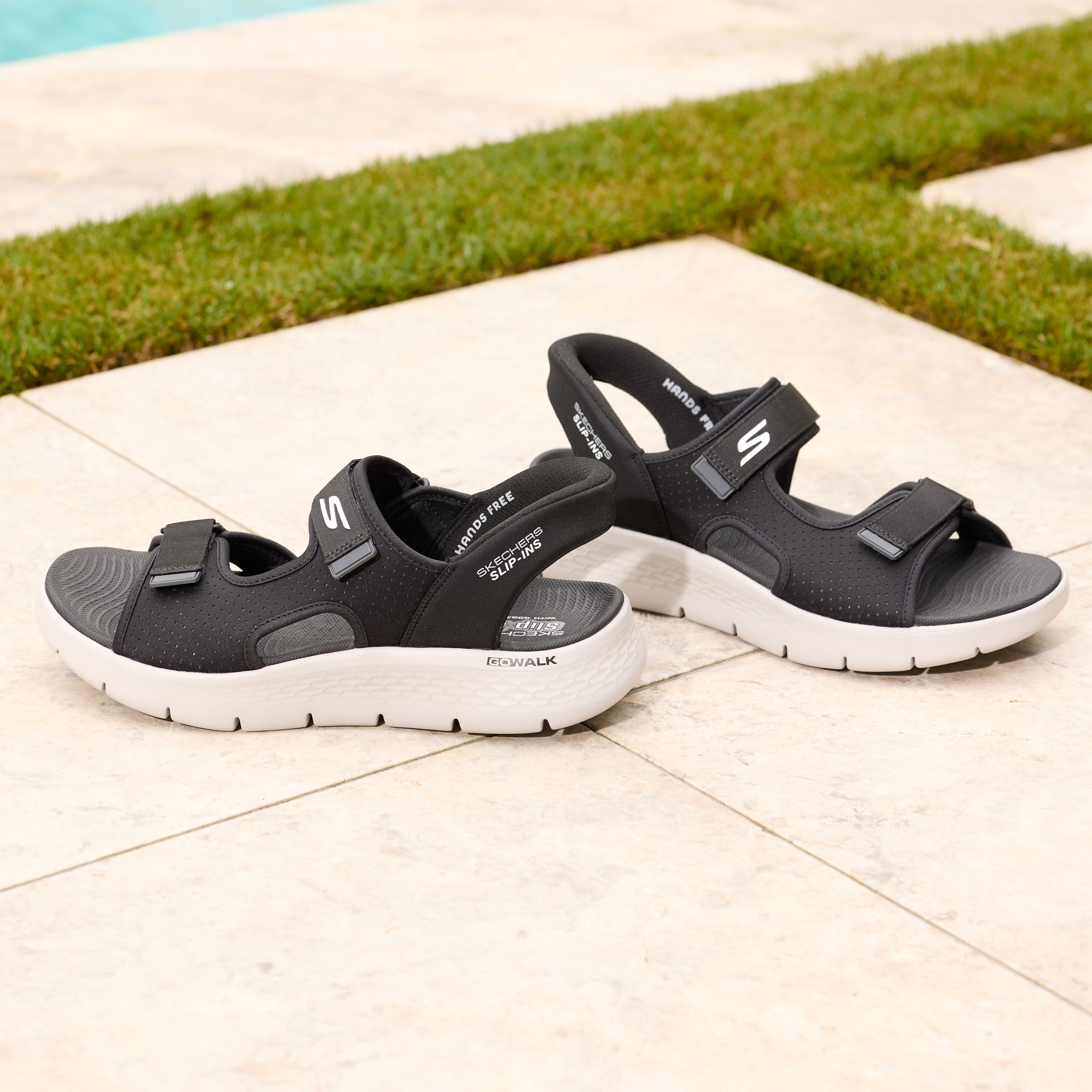 Skechers Sandale "GO WALK FLEX SANDAL-EASY ENTRY" Sommerschuh mit Klettvers günstig online kaufen