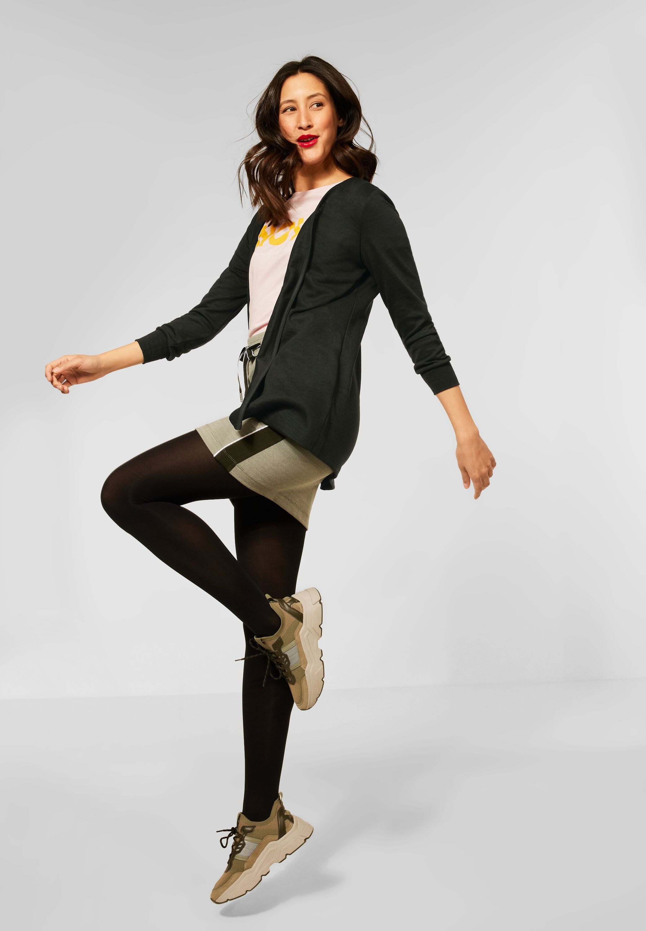STREET ONE Shirtjacke, in Unifarbe