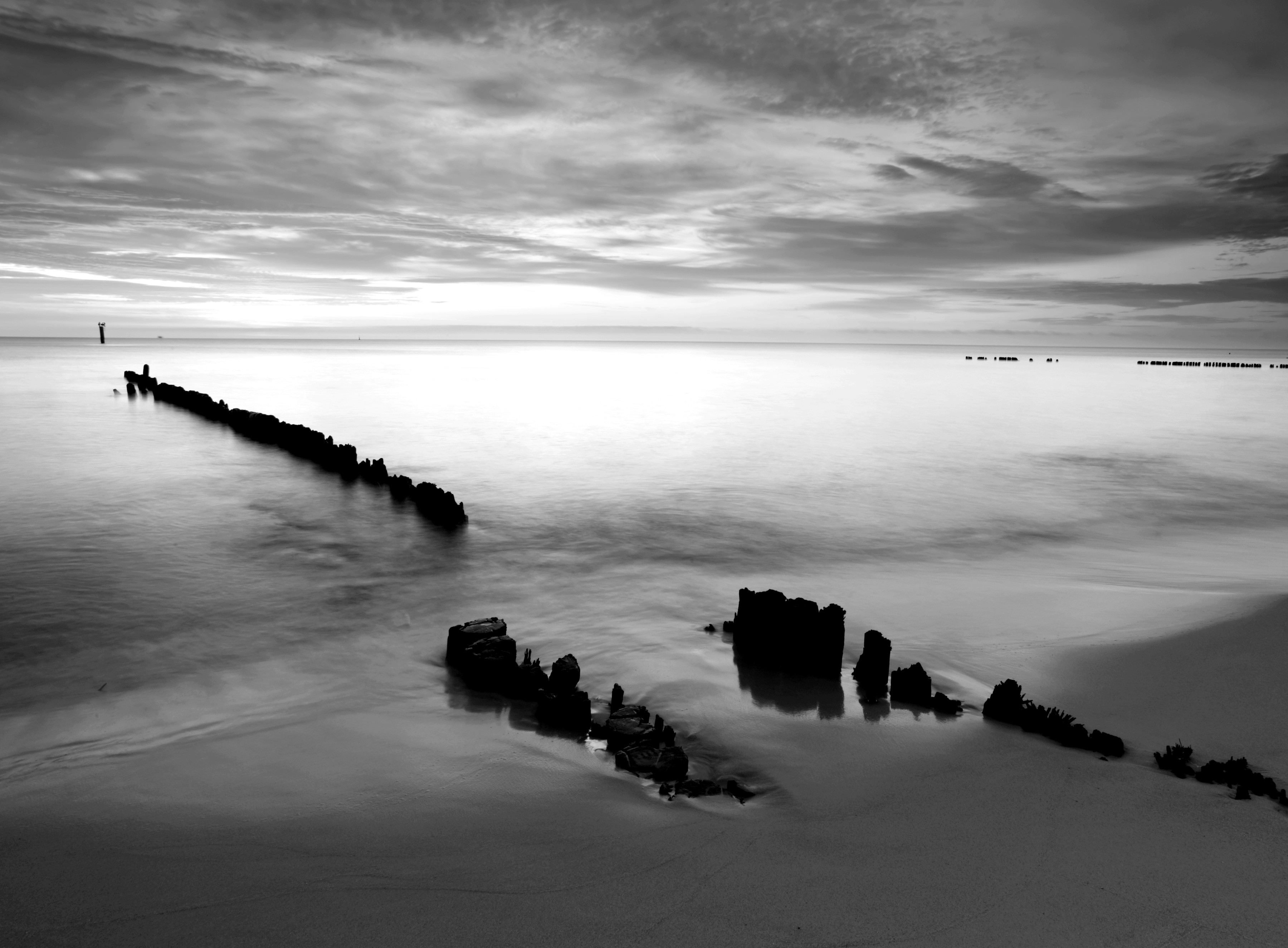 Papermoon 1100000002199 "Strand Schwarz & Weiß"
