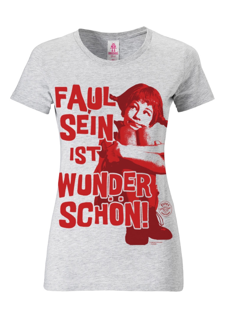 LOGOSHIRT T-Shirt »Pippi Langstrumpf«, mit tollem Frontprint