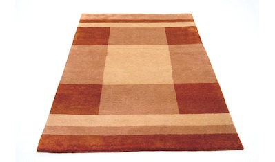 Wollteppich »Gabbeh Teppich handgeknüpft mehrfarbig«, rechteckig