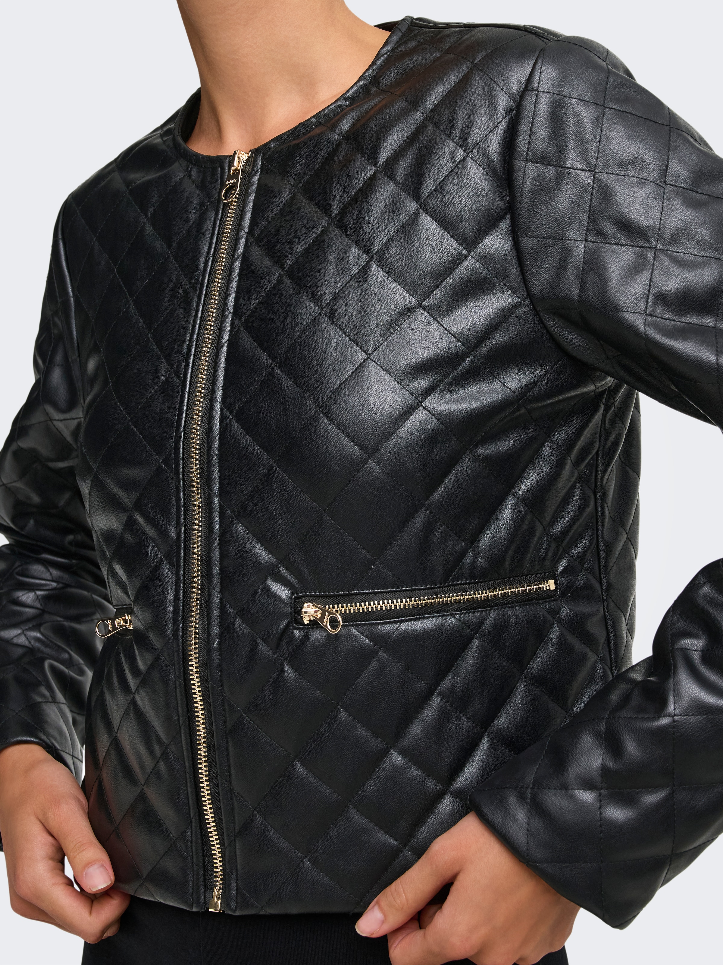 ONLY Lederimitatjacke »ONLJACKIE FAUX LEATHER JACKET CC OTW« Lederimitat