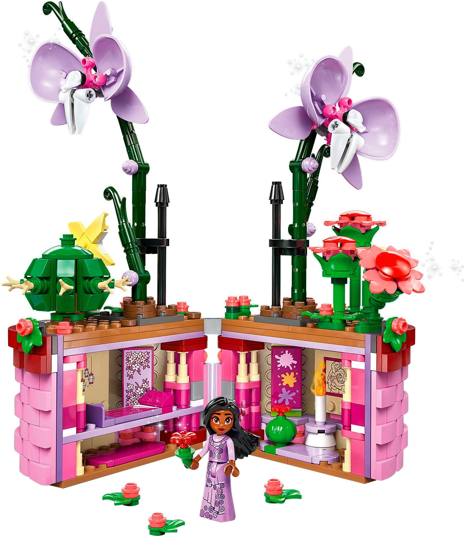 LEGO® Konstruktionsspielsteine »Isabelas Blumentopf (43237), LEGO® LEGO Disney Classic«, (641 St.), Made in Europe