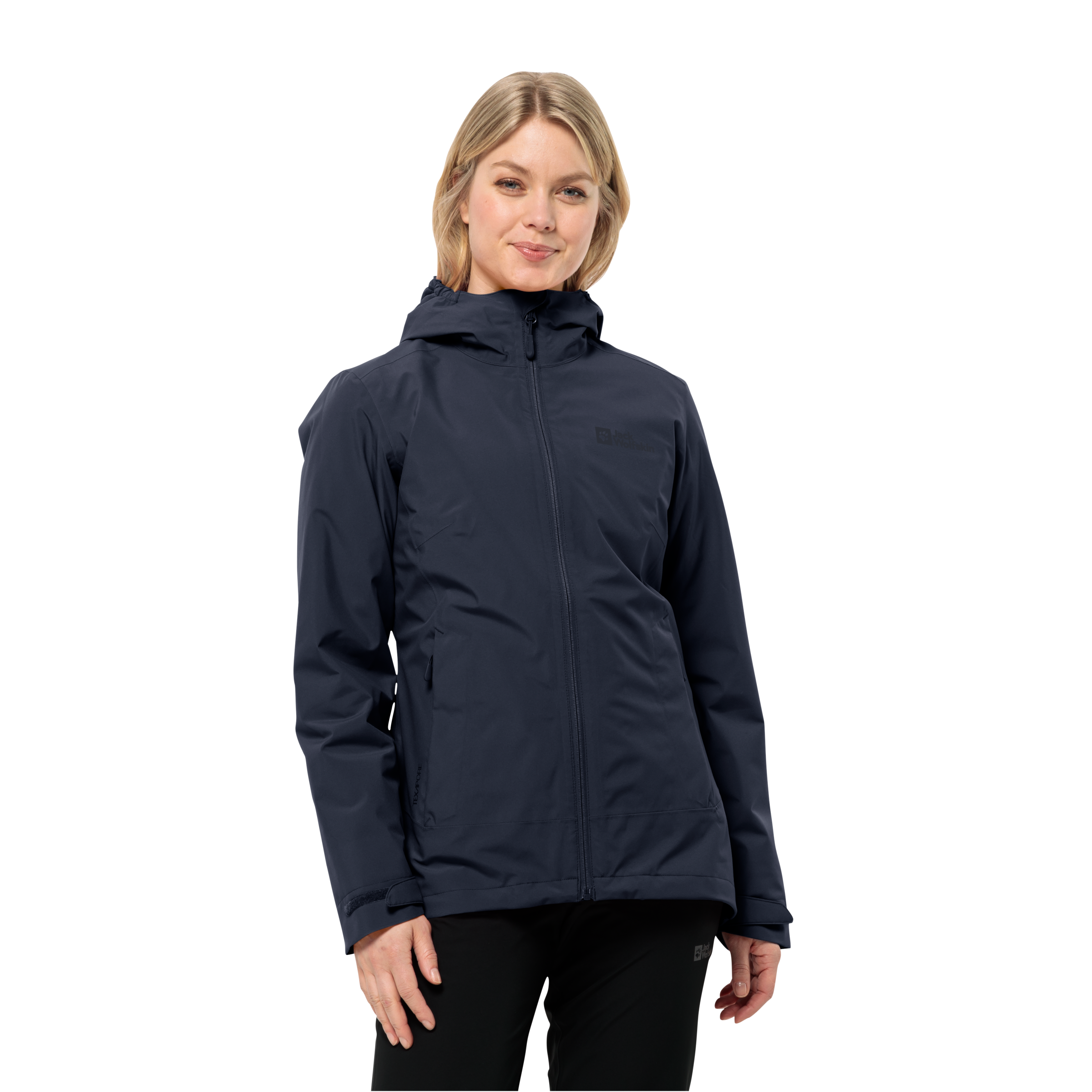 Jack Wolfskin 3-in-1-Funktionsjacke »MOONRISE 3IN1 JKT W«, mit Kapuze, mit wasserabweisenden Reißverschlüssen