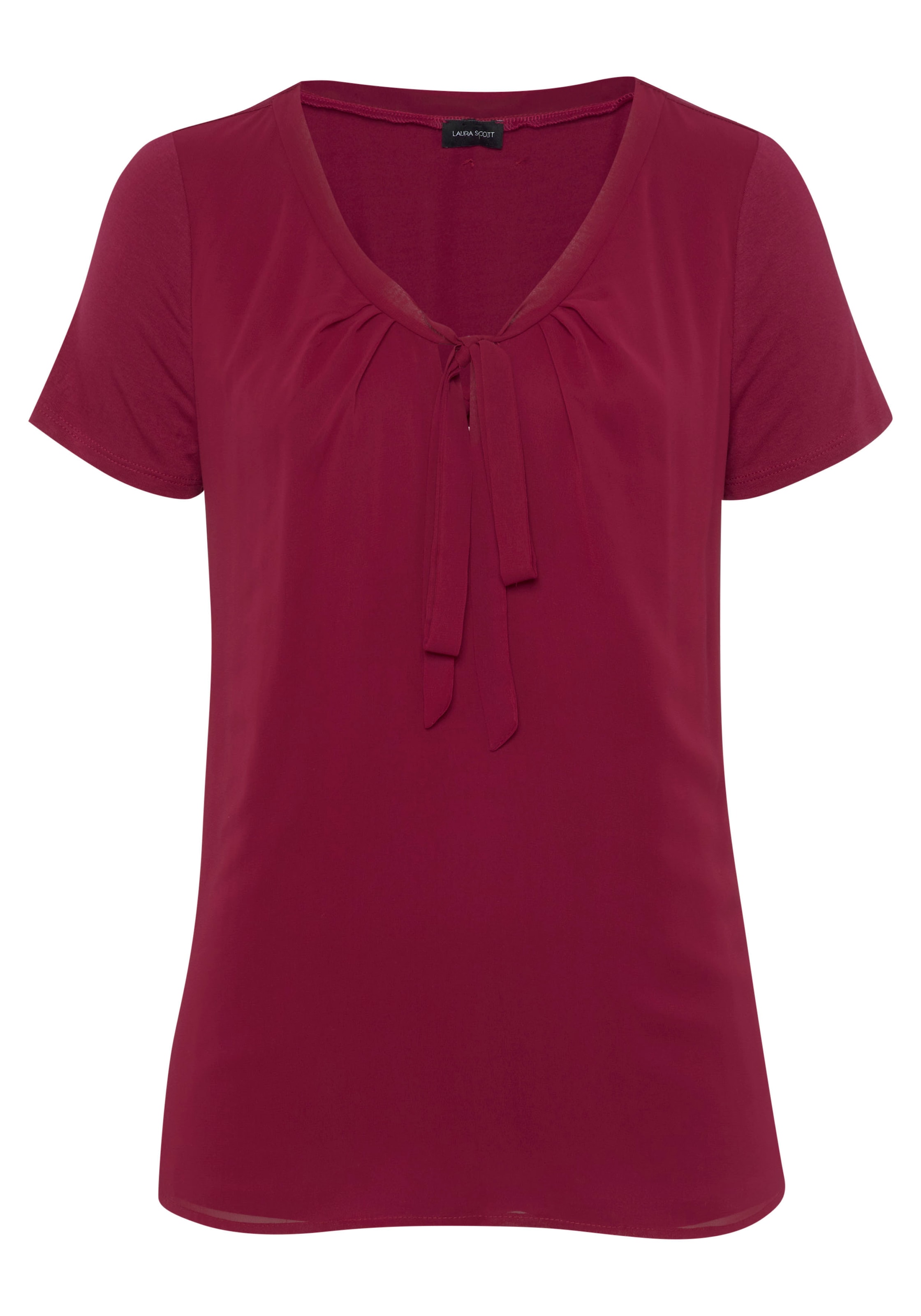 BAUR Chiffon für | kaufen mit Shirtbluse, Scott Vorderteil Laura