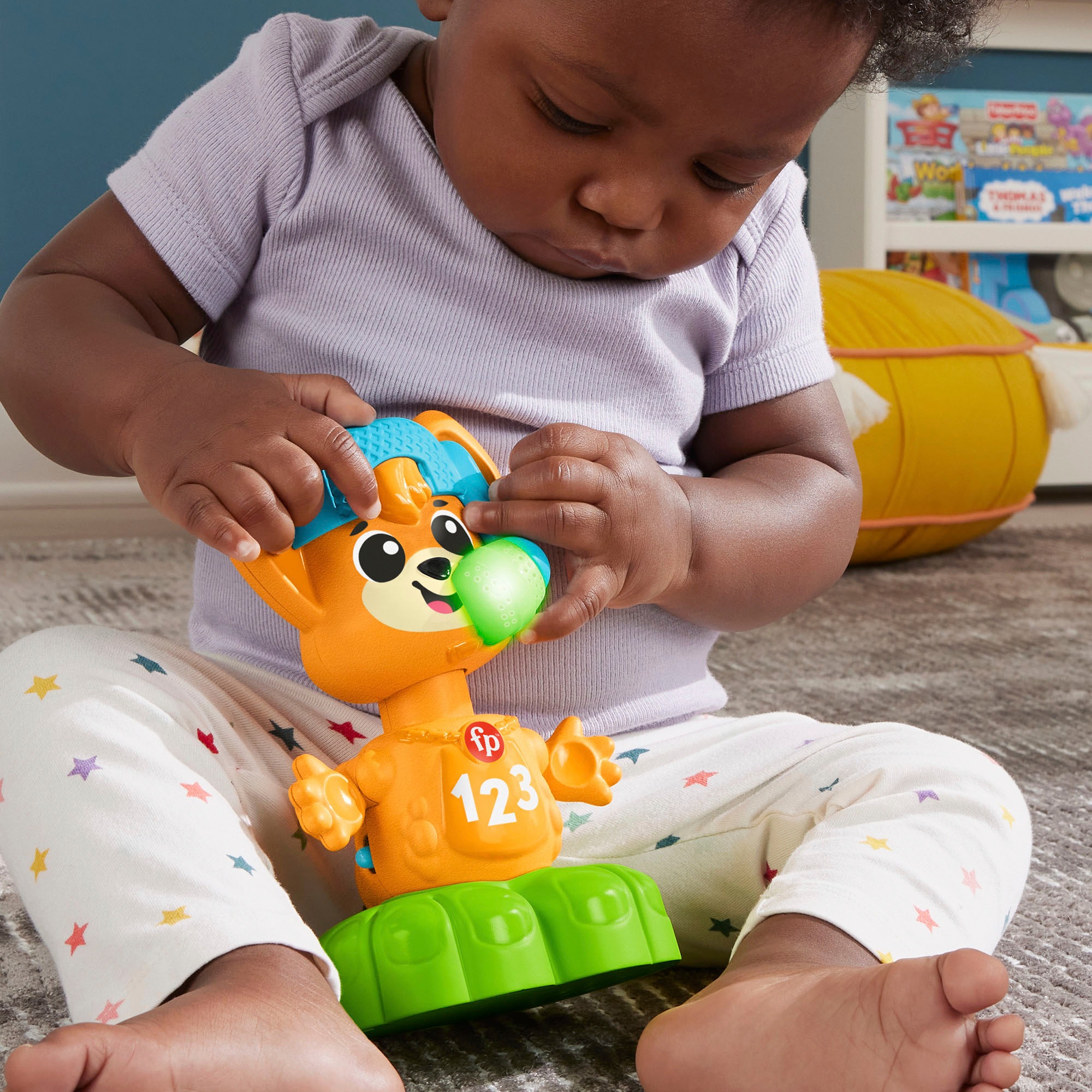 Fisher-Price® Lernspielzeug »Beat Bande Spring & Sing Fuchs Bruno«, mit Licht und Sound