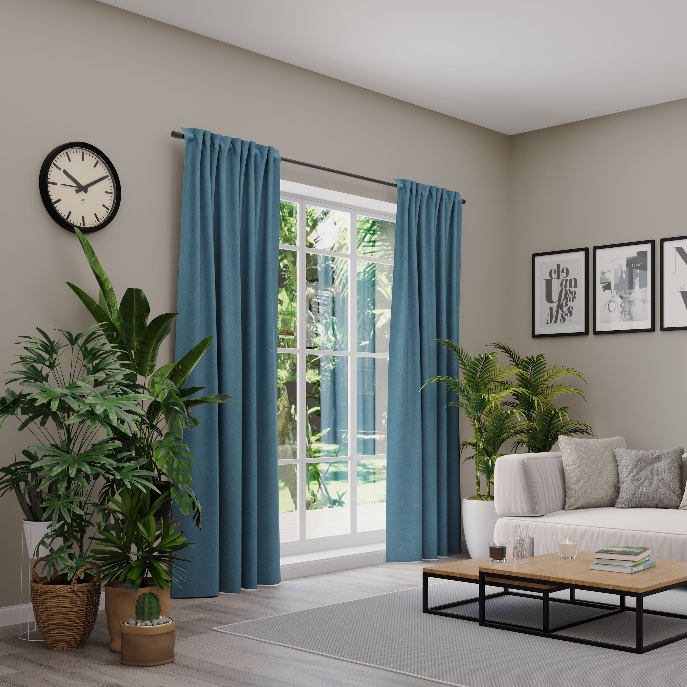 Neutex for you Vorhang "BELMONDO" Multifunktionsband 1 Stk. tlg. Uni mit sa günstig online kaufen