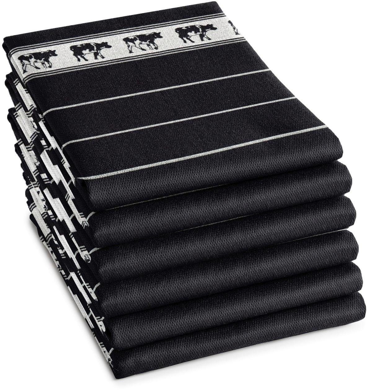 DDDDD Geschirrtuch "Zwart Bont" günstig online kaufen