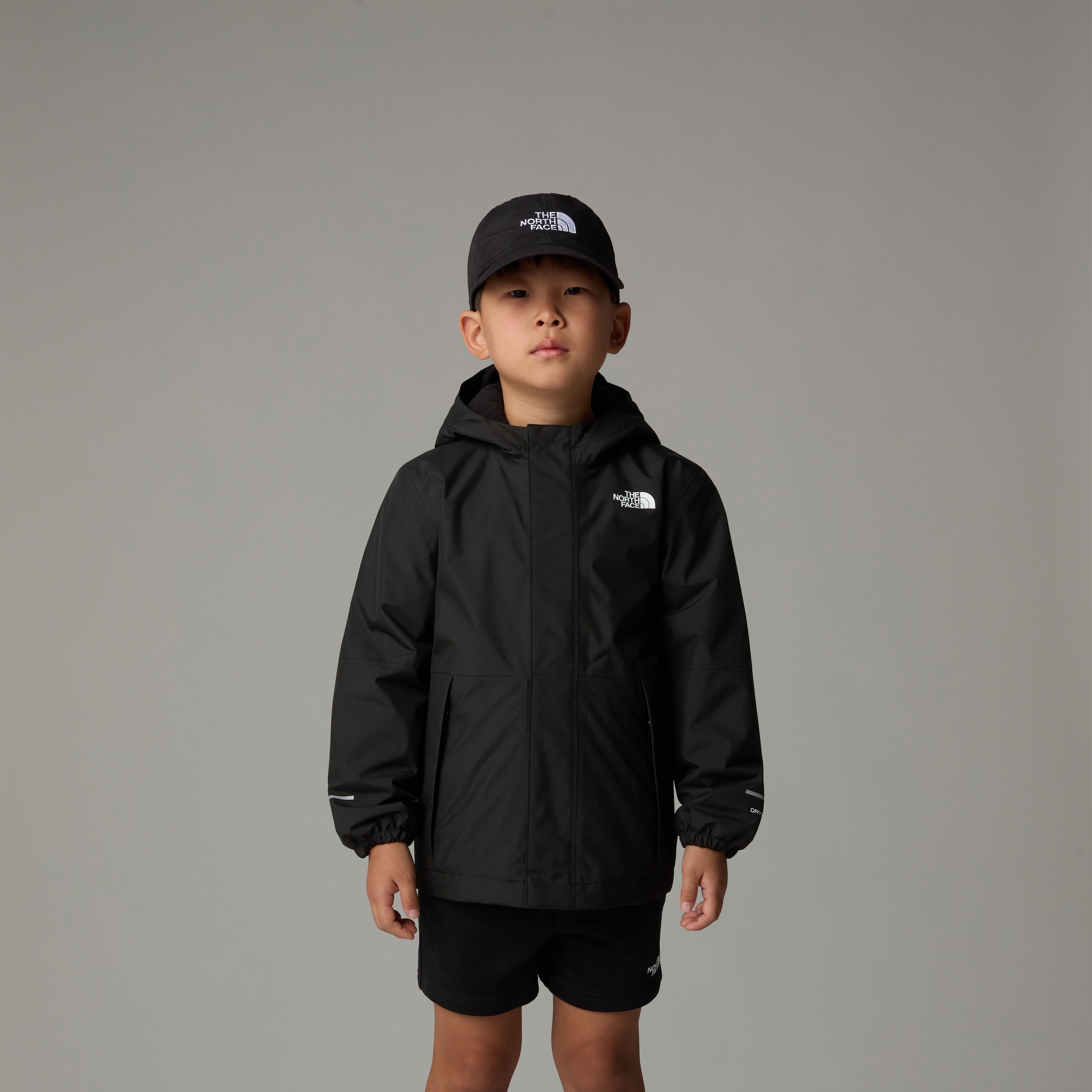 The North Face Regenjacke "KID WARM ANTORA RAIN JACKET" mit Kapuze mit Kapuze, wasserdicht, winddicht, atmungsaktiv, für Kinder