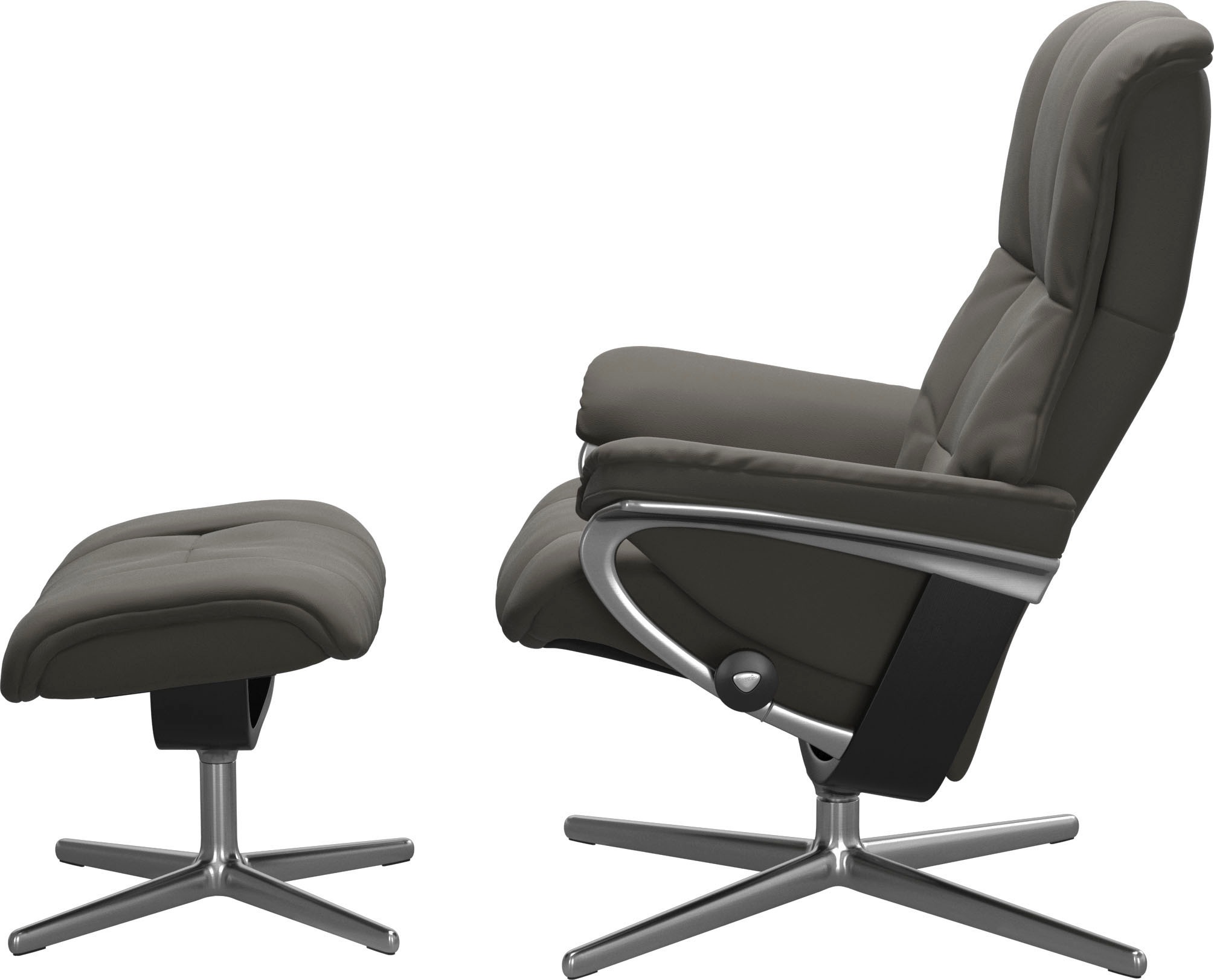 Stressless® Relaxsessel »Mayfair«, mit Cross Base, Größe S, M & L, Holzakzent Schwarz