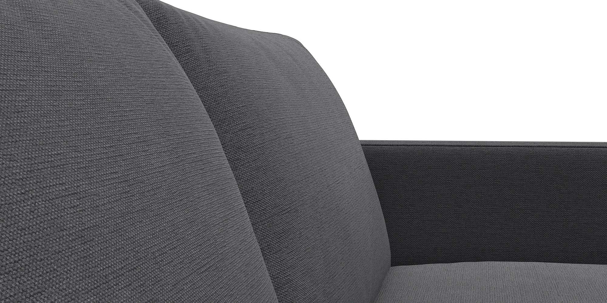 FLEXLUX Ecksofa »Fiore, gleichschenklig, super Sitzkomfort durch Kaltschaum im Sitz«, breite Armlehnen, Füße Alu+schwarz