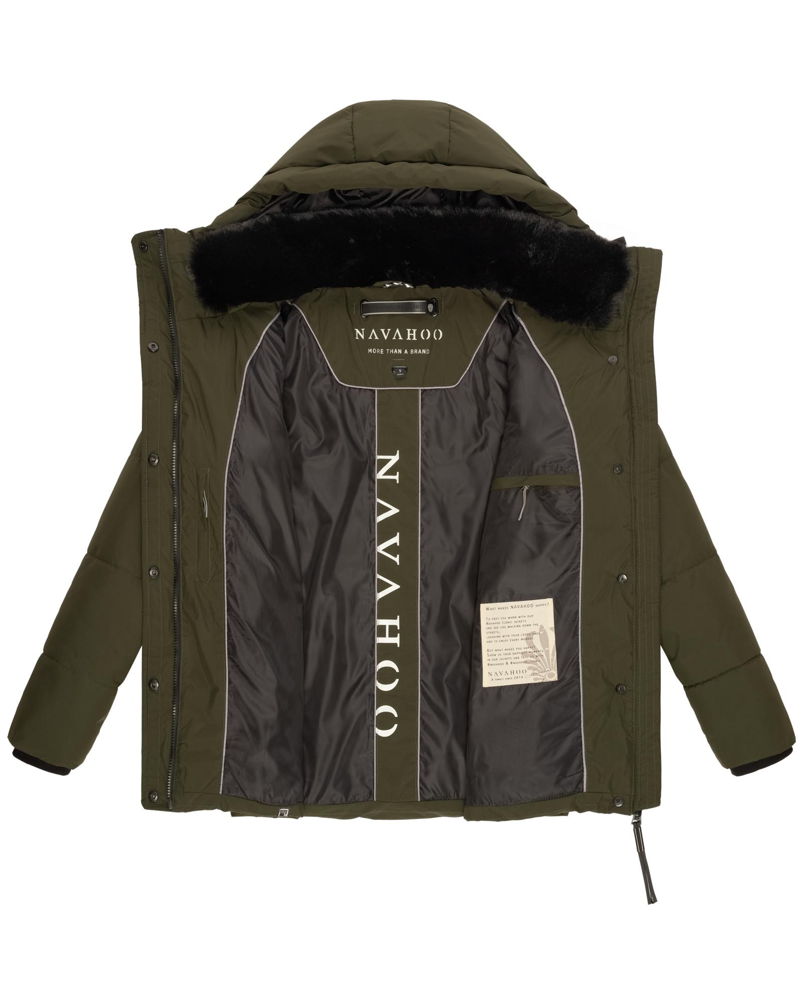 Navahoo Steppjacke »Sag ja XIV«, mit Kapuze, Warme gesteppte Winterjacke mit Kapuze