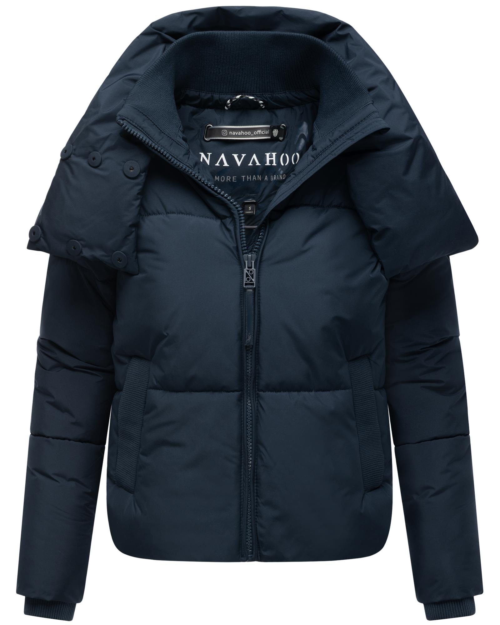 Navahoo Outdoorjacke »Traumelfe 14«, ohne Kapuze, Winter Steppjacke mit hohem Kragen