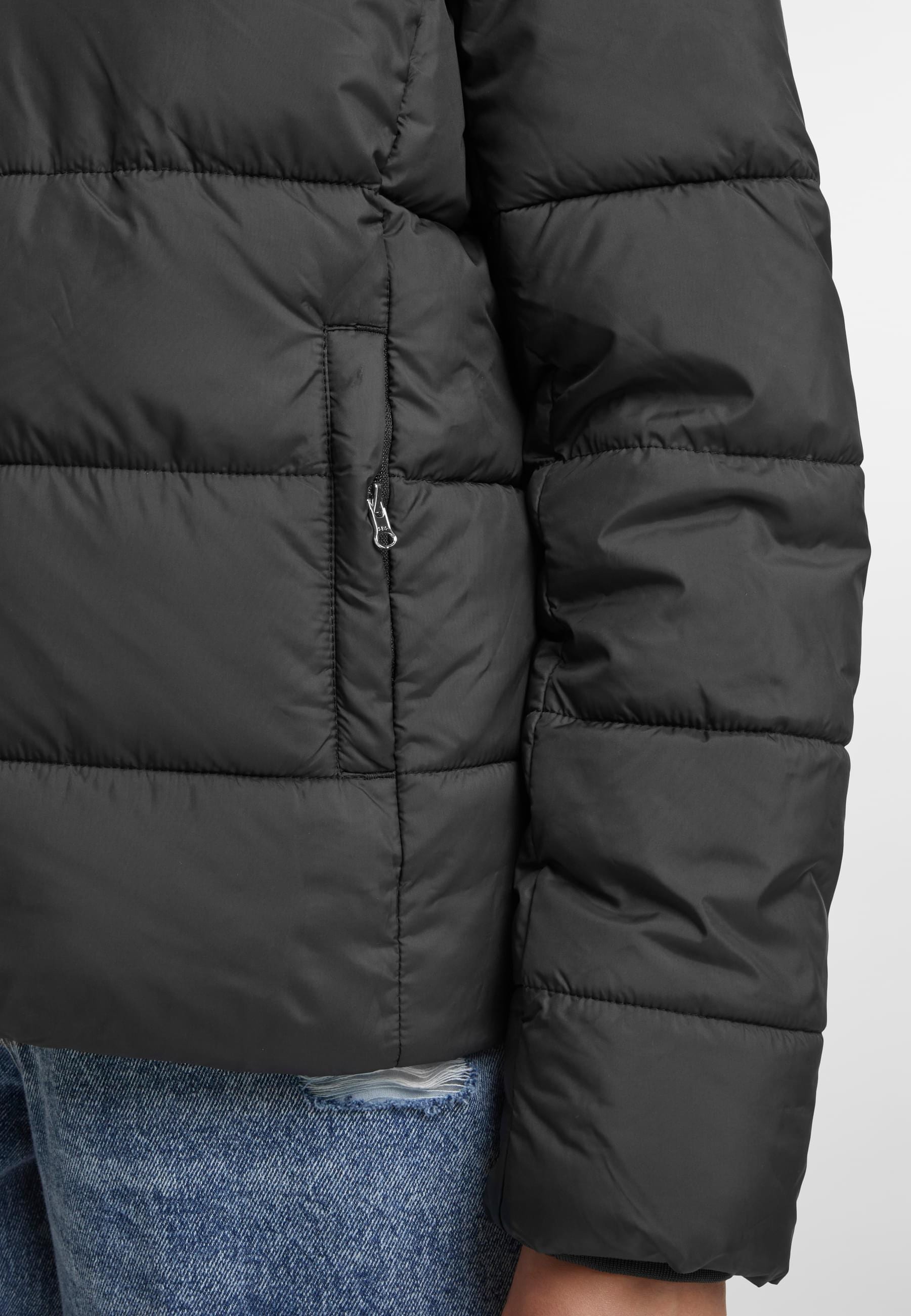 URBAN CLASSICS Winterjacke »Urban Classics Ladies Short Puffer Jacket With Hood«, (1 St.), mit Kapuze