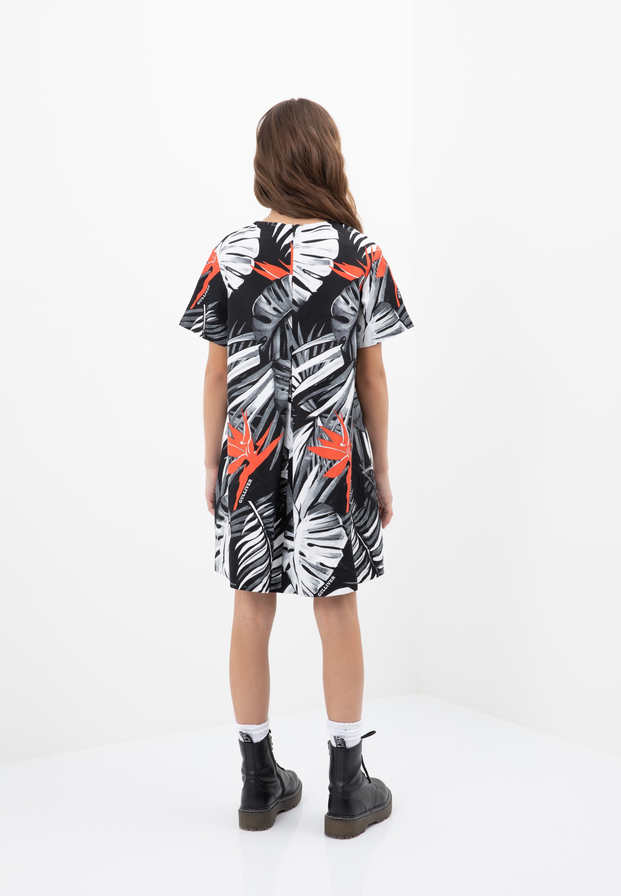 Thumbnail - Gulliver Jerseykleid, mit floralem Allover-Print