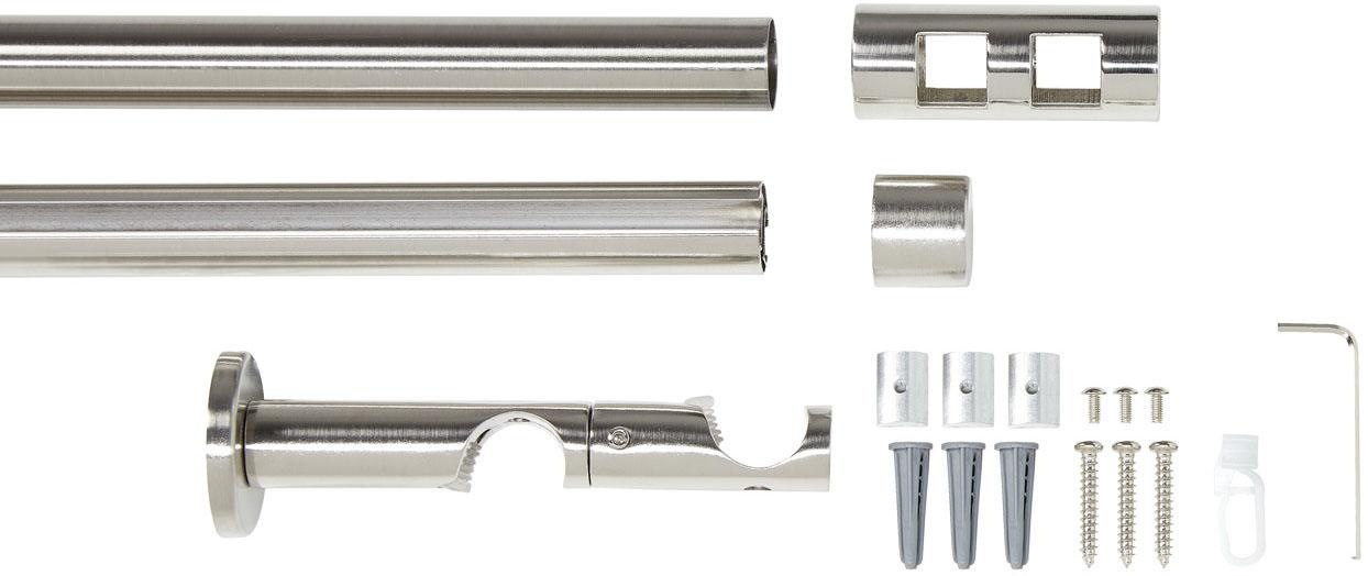 Good Life Kombi-Vorhangstange "Cartucho" Ø 20 mm 2 läufig-läufig Fixmaß günstig online kaufen