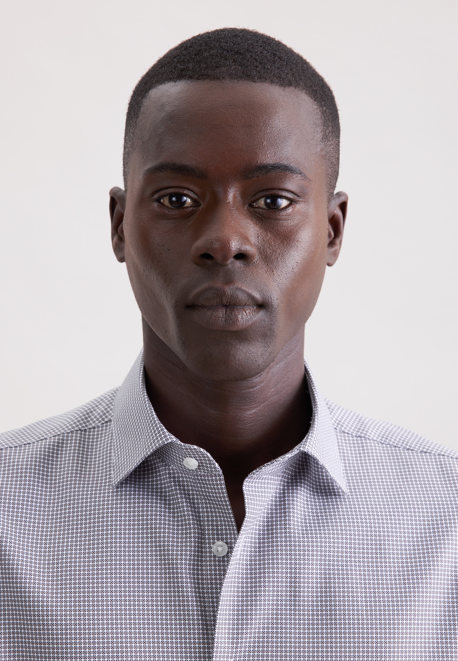 seidensticker Businesshemd "Schwarze Rose" Slim 1/2 Kentkragen Druck günstig online kaufen