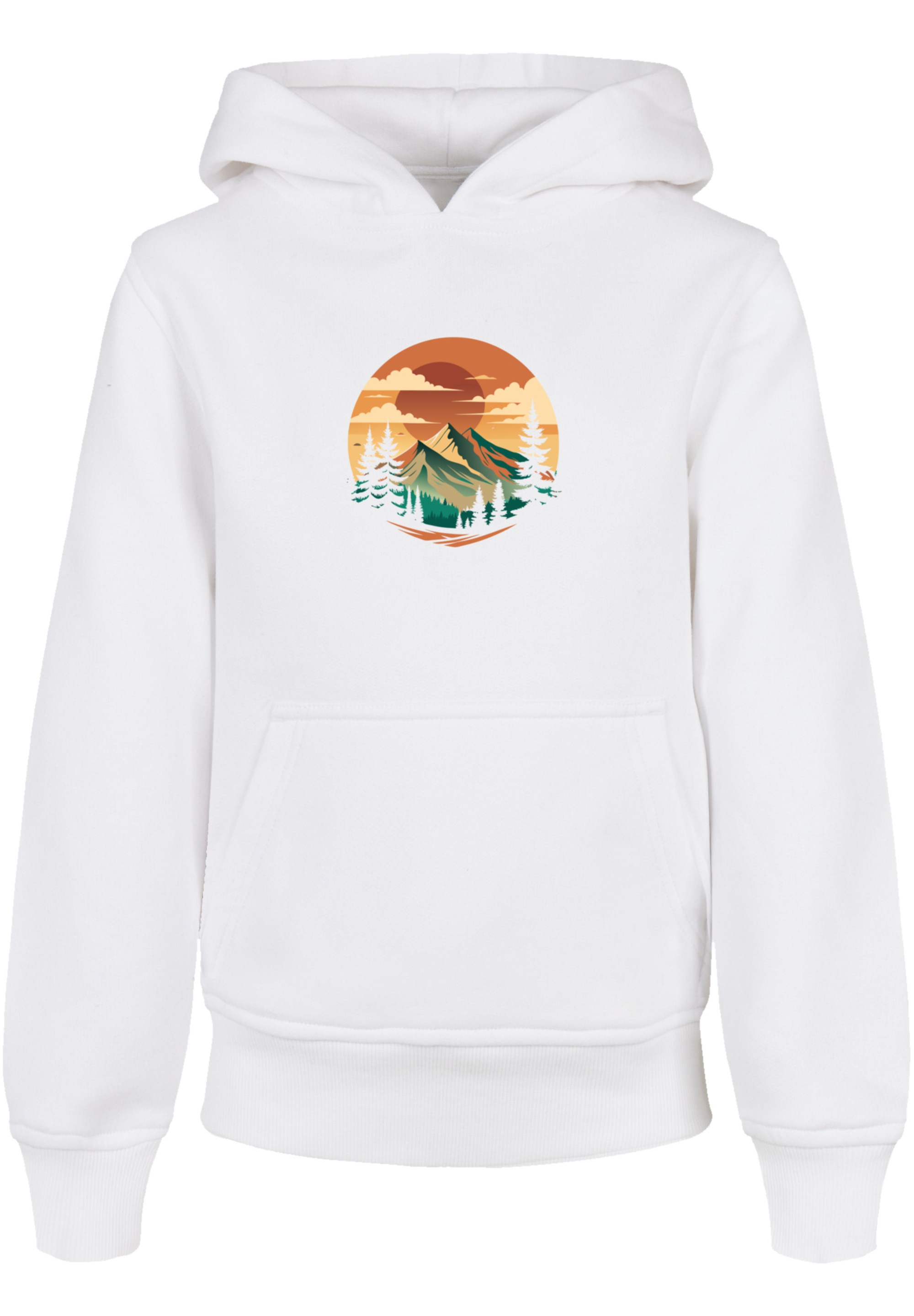 F4NT4STIC Kapuzenpullover »Sonnenuntergang Berglandschaft«, Premium Qualität