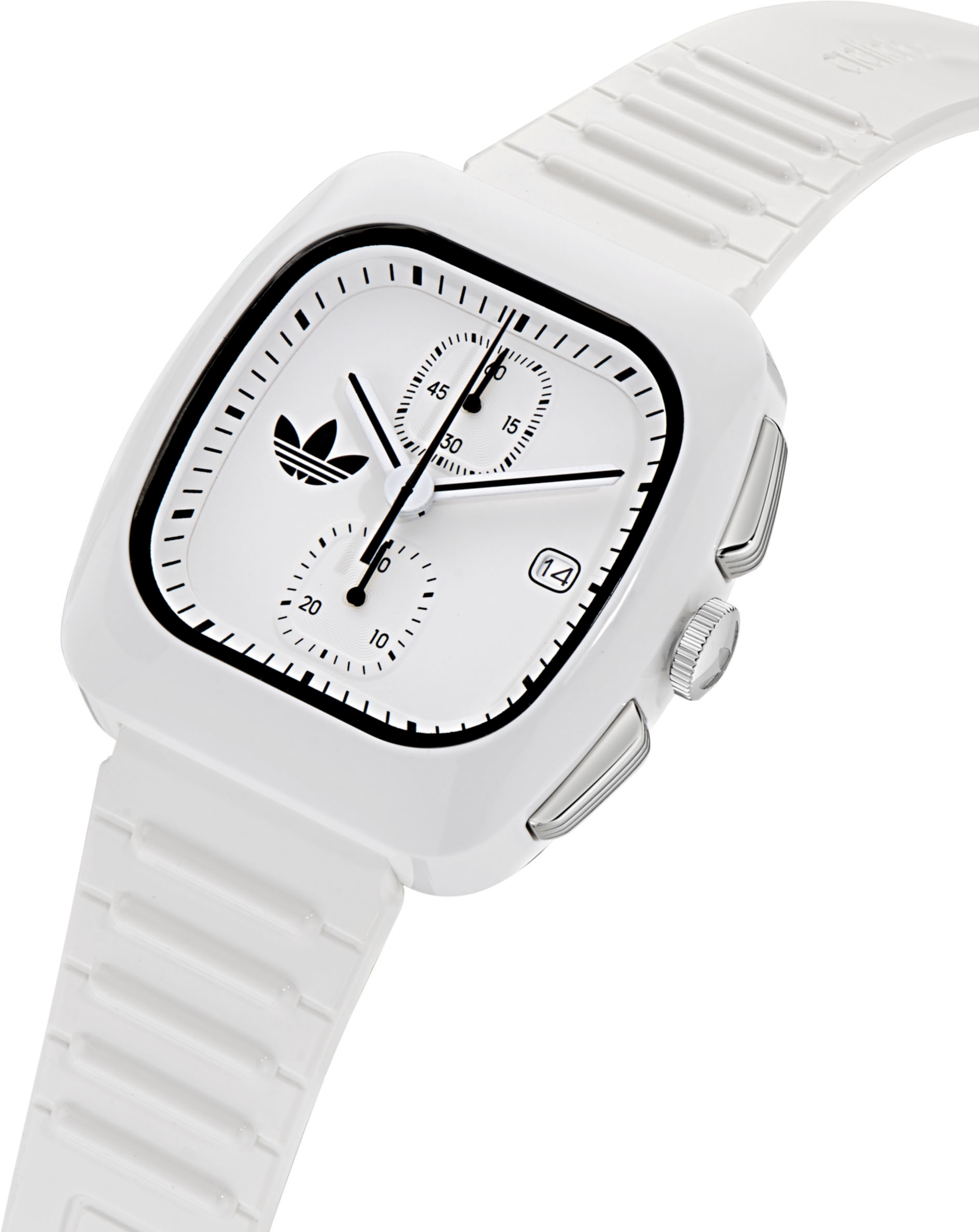 adidas Originals Chronograph »RETRO WAVE TWO CHRONO«, Quarzuhr, Armbanduhr, Herrenuhr, Damenuhr, unisex, Kunststoffarmband
