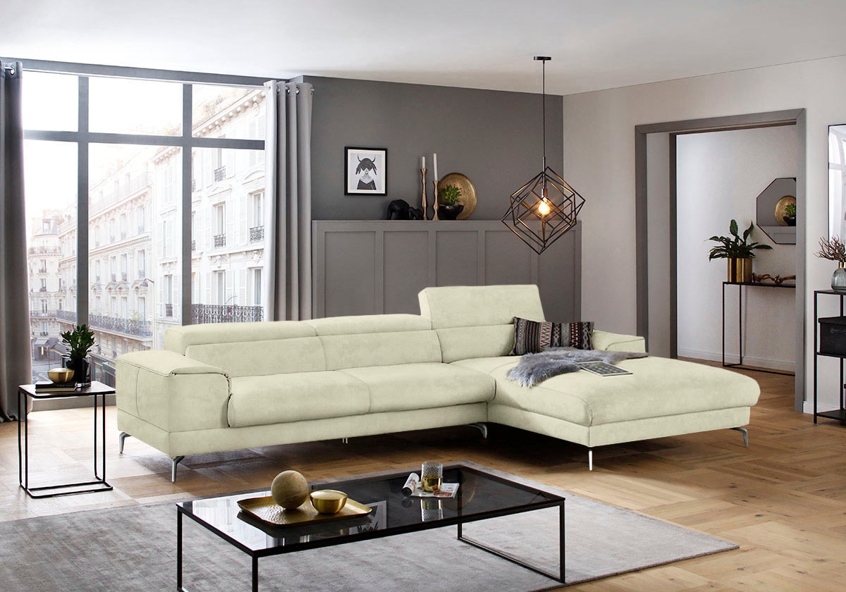 W.SCHILLIG Ecksofa "piedroo, Designsofa mit tollem Sitzkomfort, bequem und günstig online kaufen