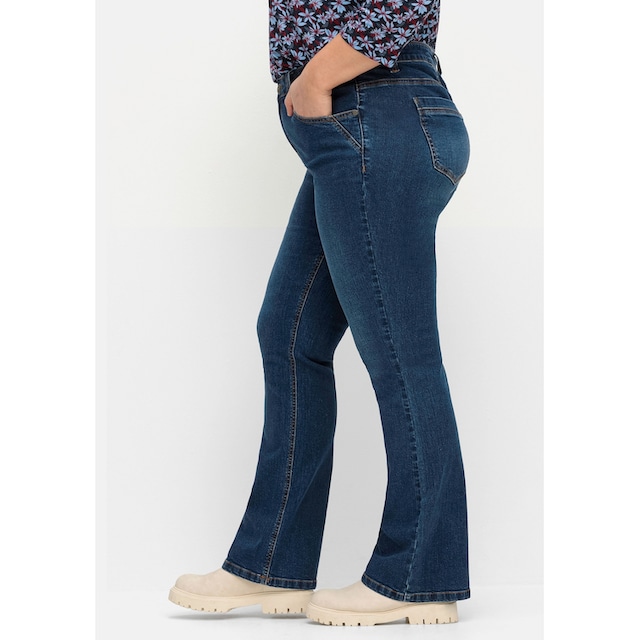Sheego Bootcut-Jeans »Große Größen«, SUSANNE ideal bei viel Bauch und  schmalen Beinen für bestellen | BAUR