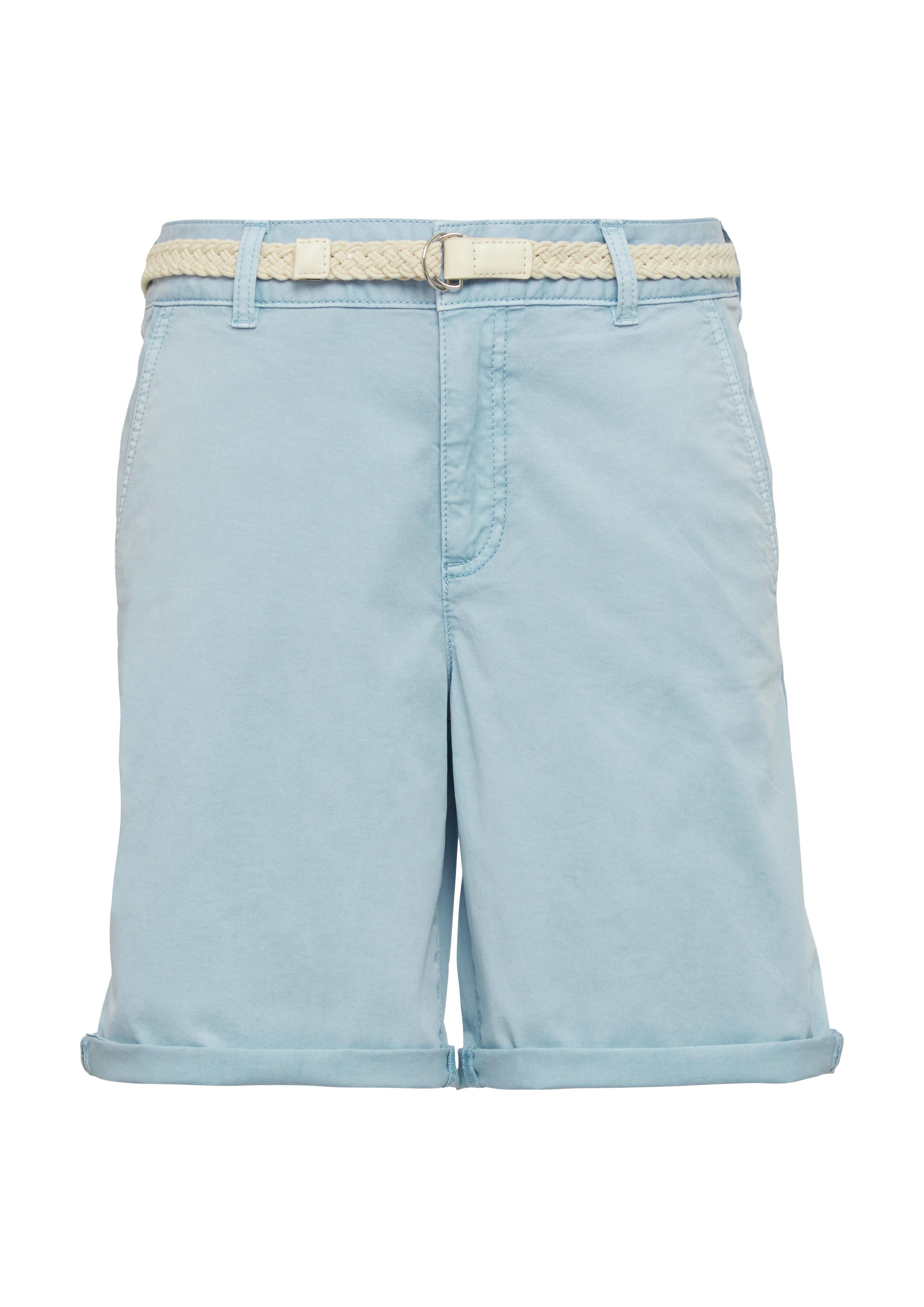 Thumbnail - s.Oliver Chinoshorts, Sommerhose mit geflochtenem Gürtel