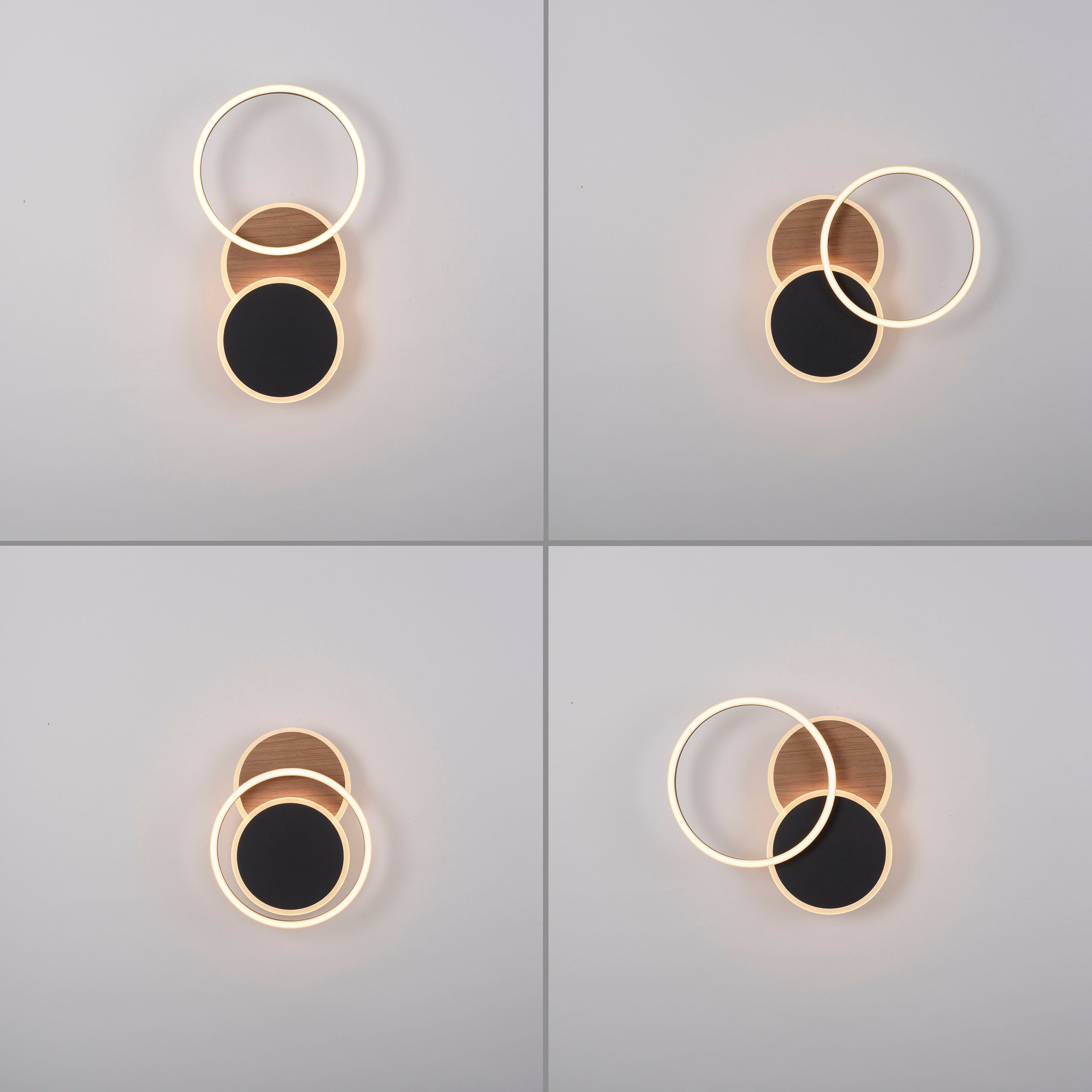 JUST LIGHT Deckenleuchte »SEVENT«, 1 flammig, Leuchtmittel LED-Board | LED fest integriert, LED