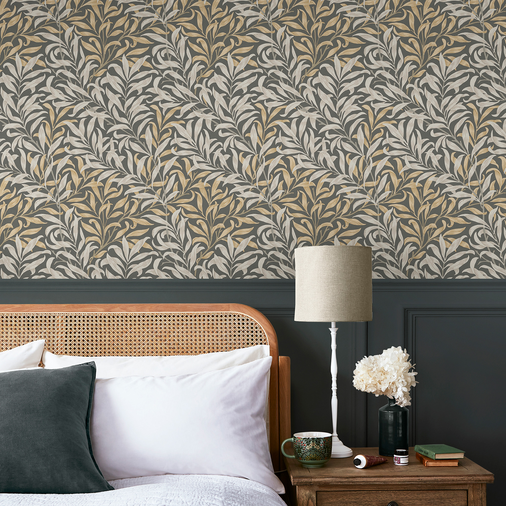 WILLIAM MORRIS AT HOME Vliestapete "Willow Bough" Retro glatt 10mx52cm (ca. 5m2)