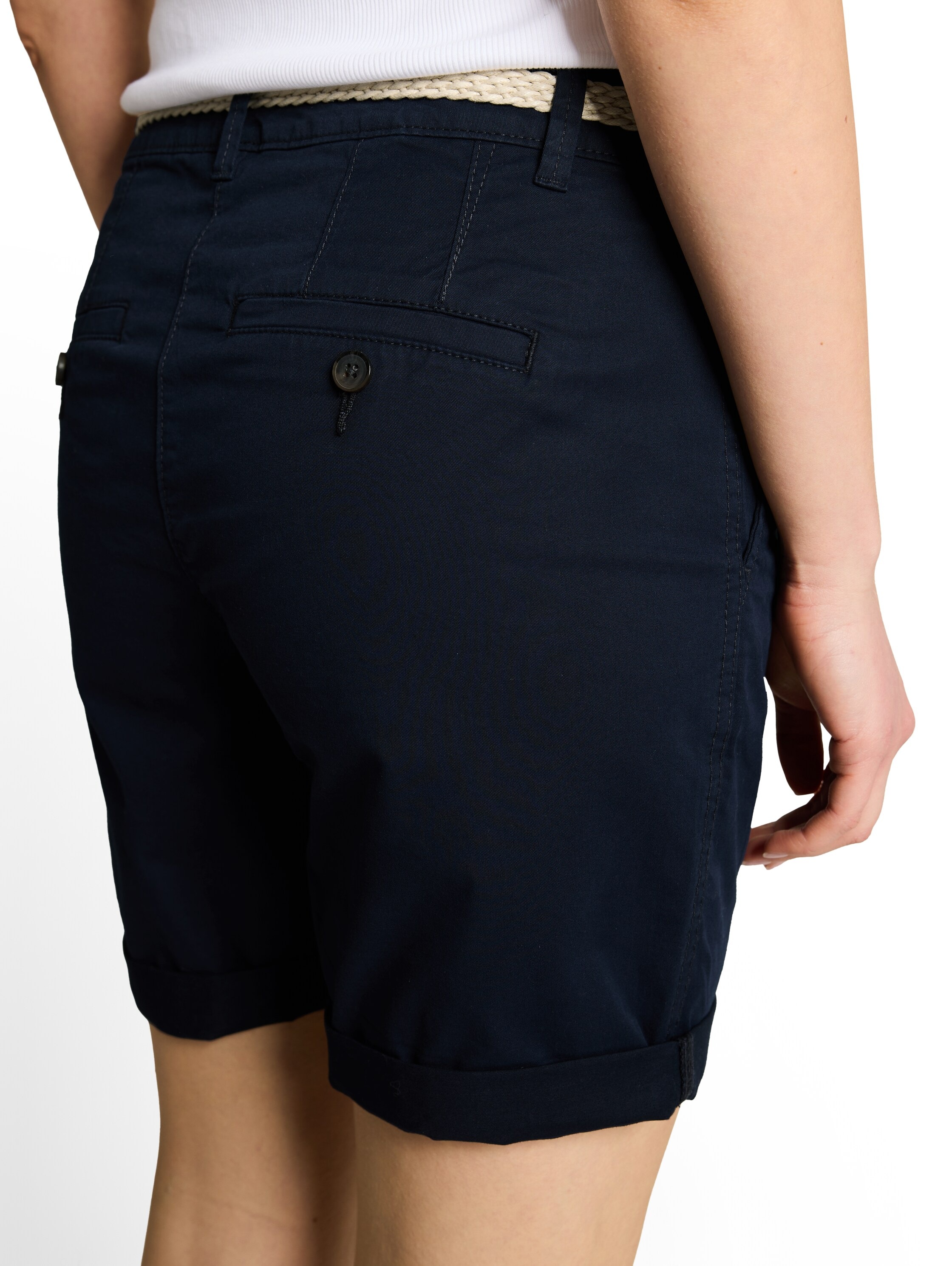 Tom Tailor 1049980 Women's Short Chinos Blue 42 2