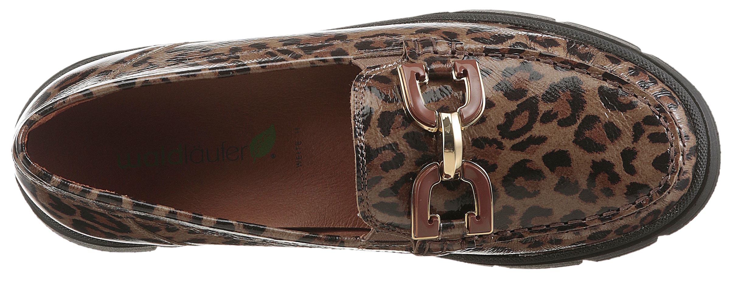 Waldläufer Mokassin »H-PINA«  Slipper, Schlupfschuh, Loafer, in Komfortweite H (= sehr weit)