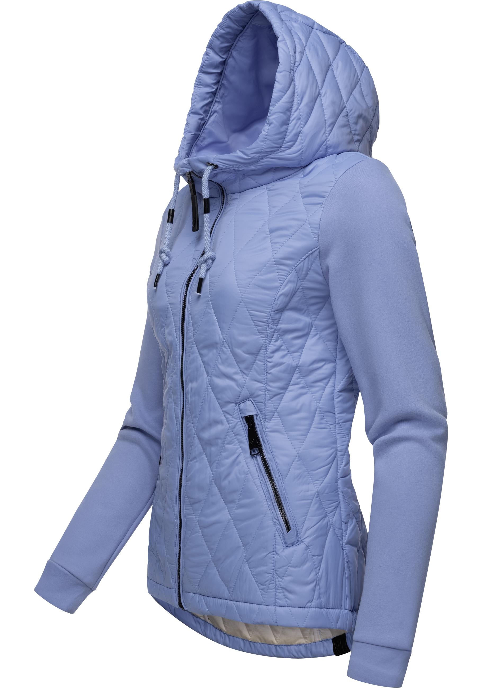 Ragwear Outdoorjacke »Lucinda«, mit Kapuze, Steppjacke aus modernem Materialmix mit Kapuze